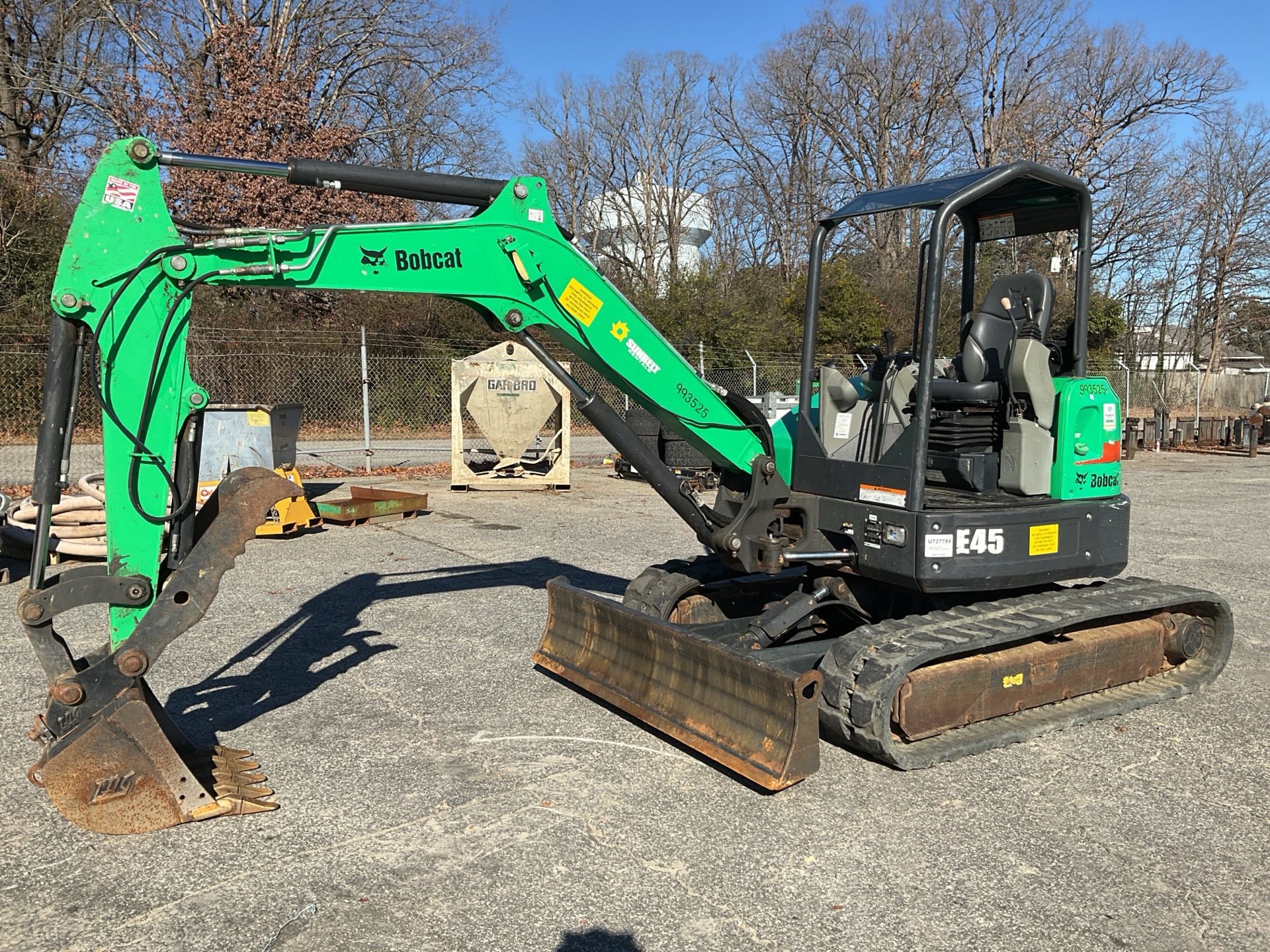 2017 Bobcat E45 Mini Excavator