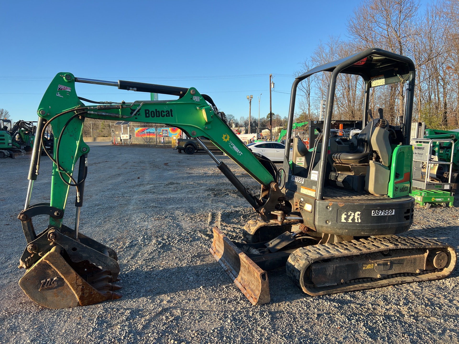 2017 Bobcat E26 Mini Excavator