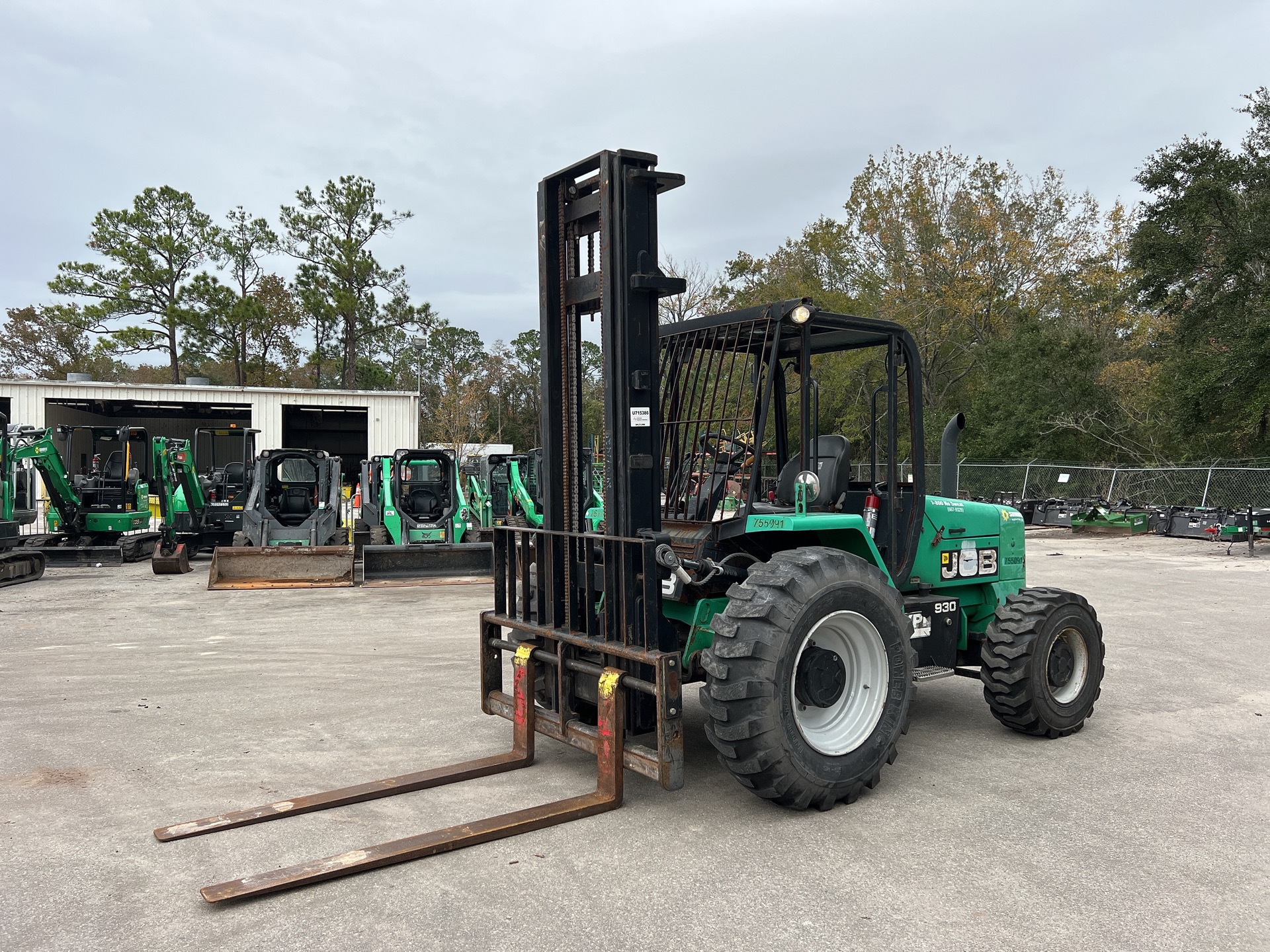 2015 JCB 930 6000 lb 4x4 Rough Terrain Forklift