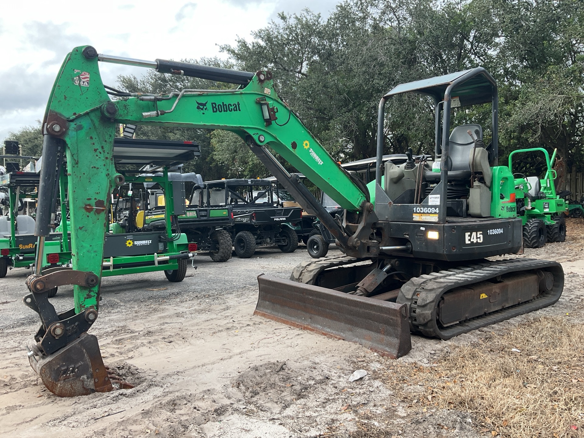 2017 Bobcat E45 Mini Excavator