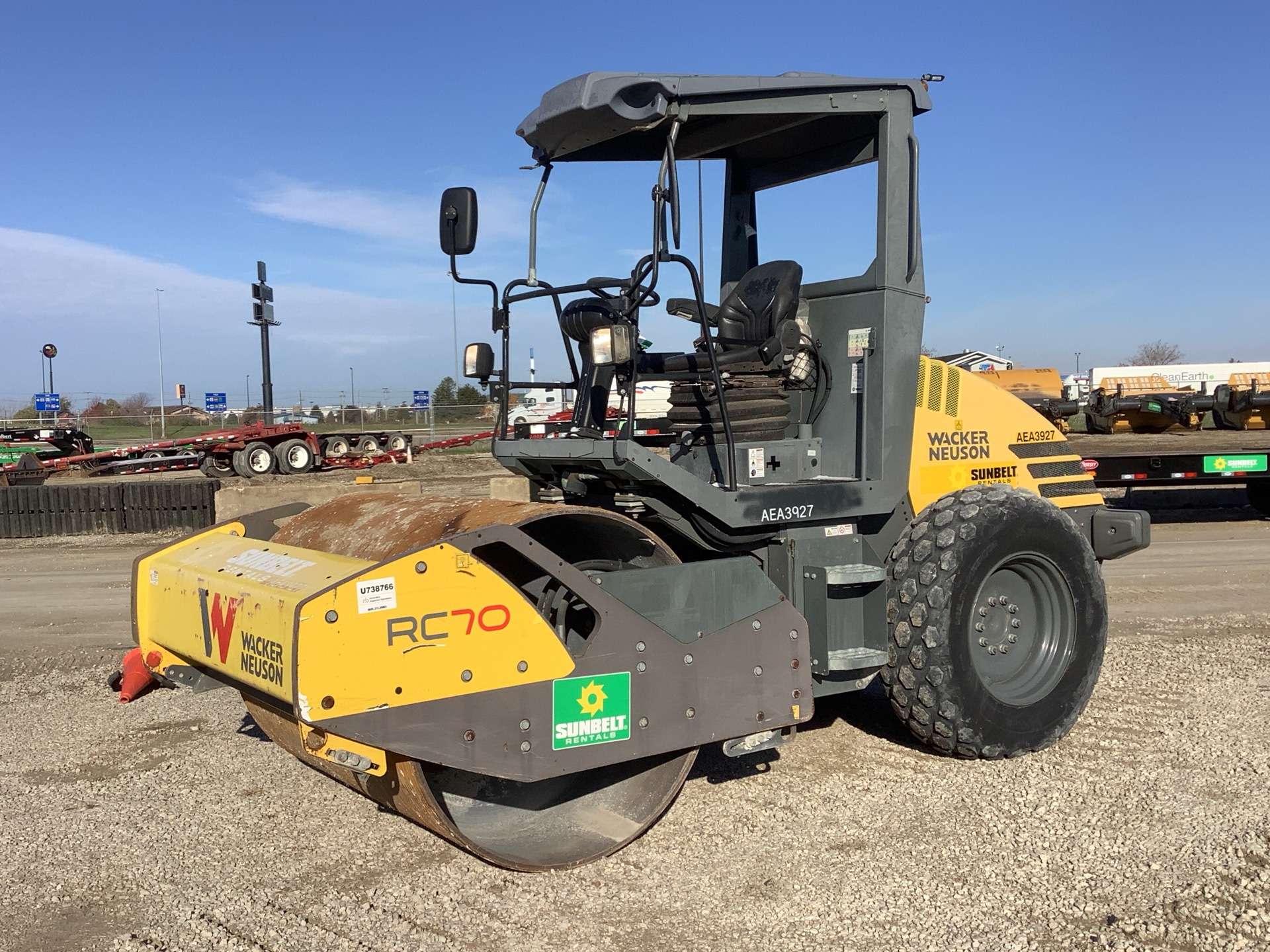 2018 Wacker Neuson RC-70 Smooth Drum Compactor