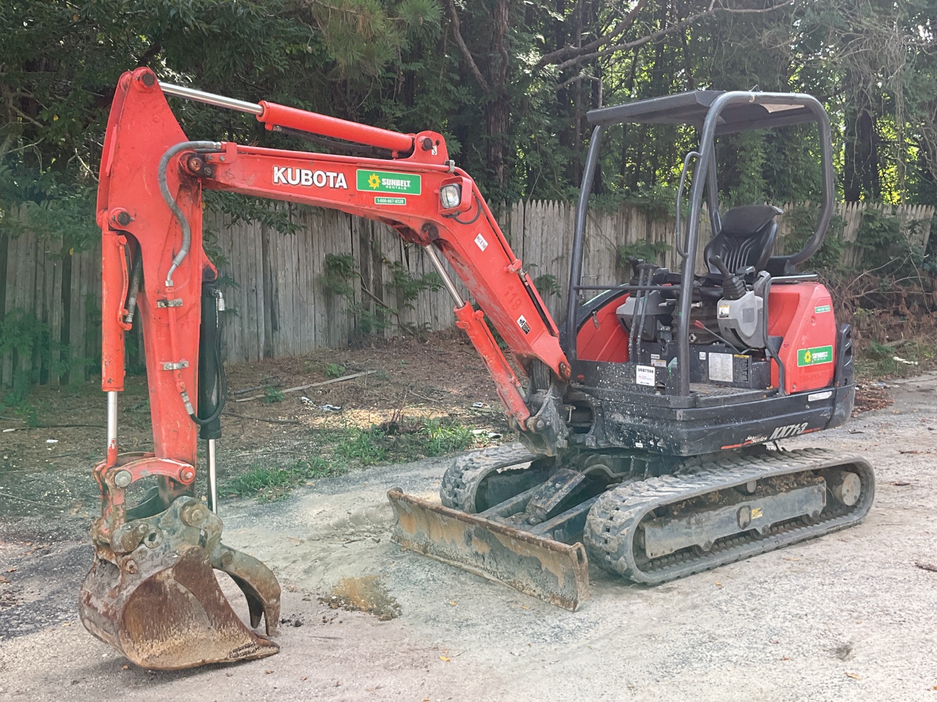 2018 Kubota KX71-3 Mini Excavator