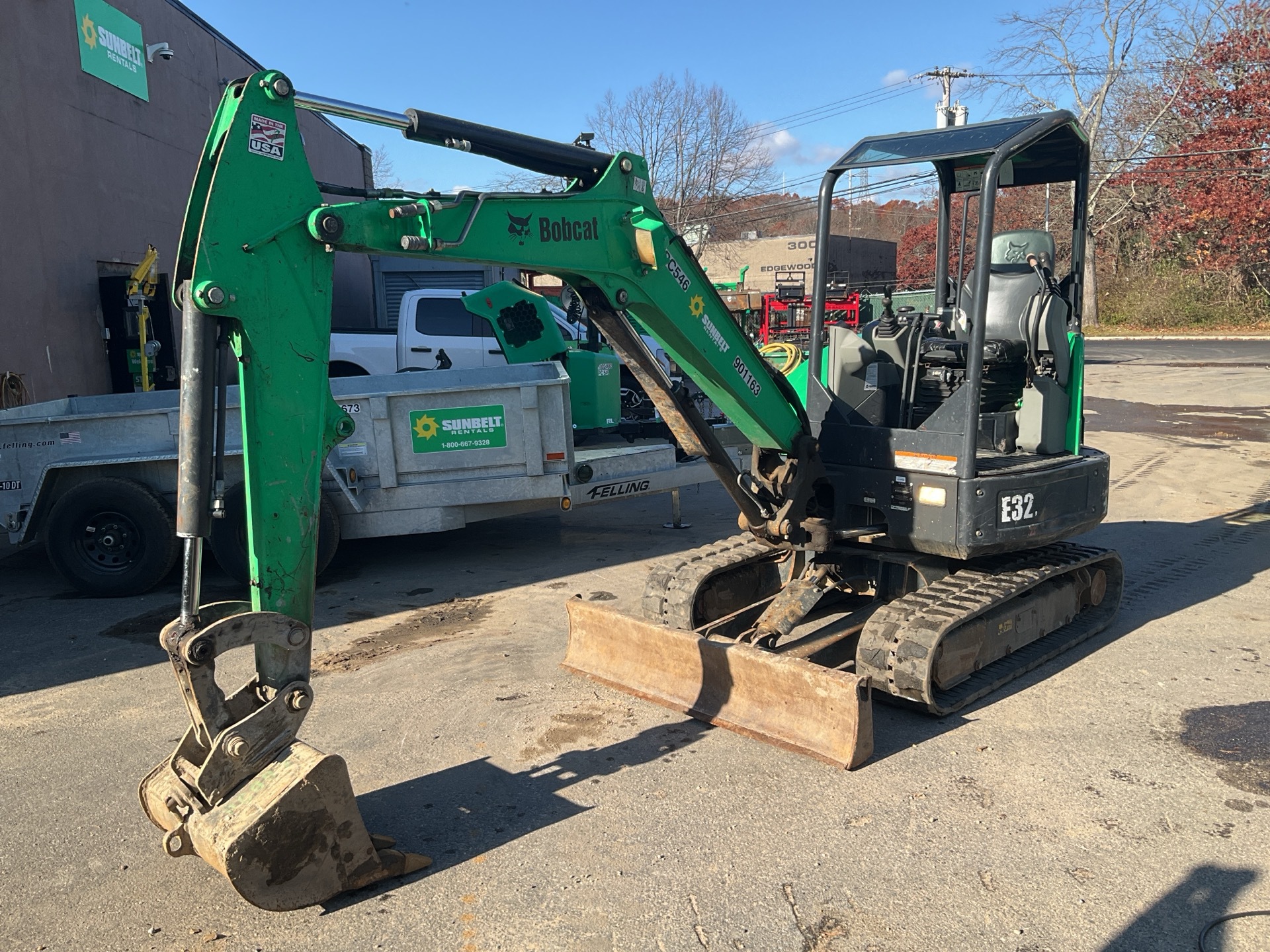 2016 Bobcat E32i Mini Excavator