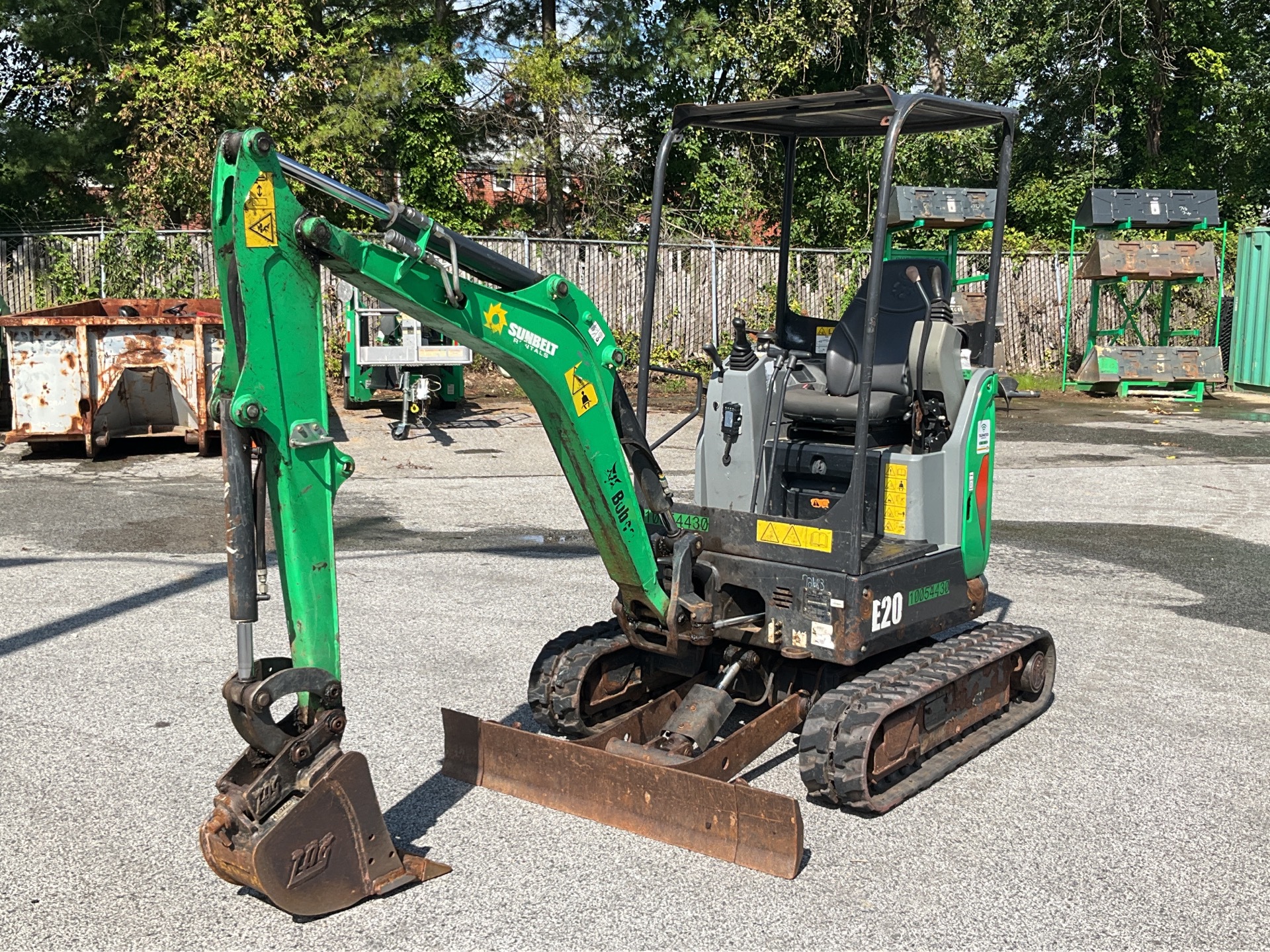 2018 Bobcat E20 Mini Excavator