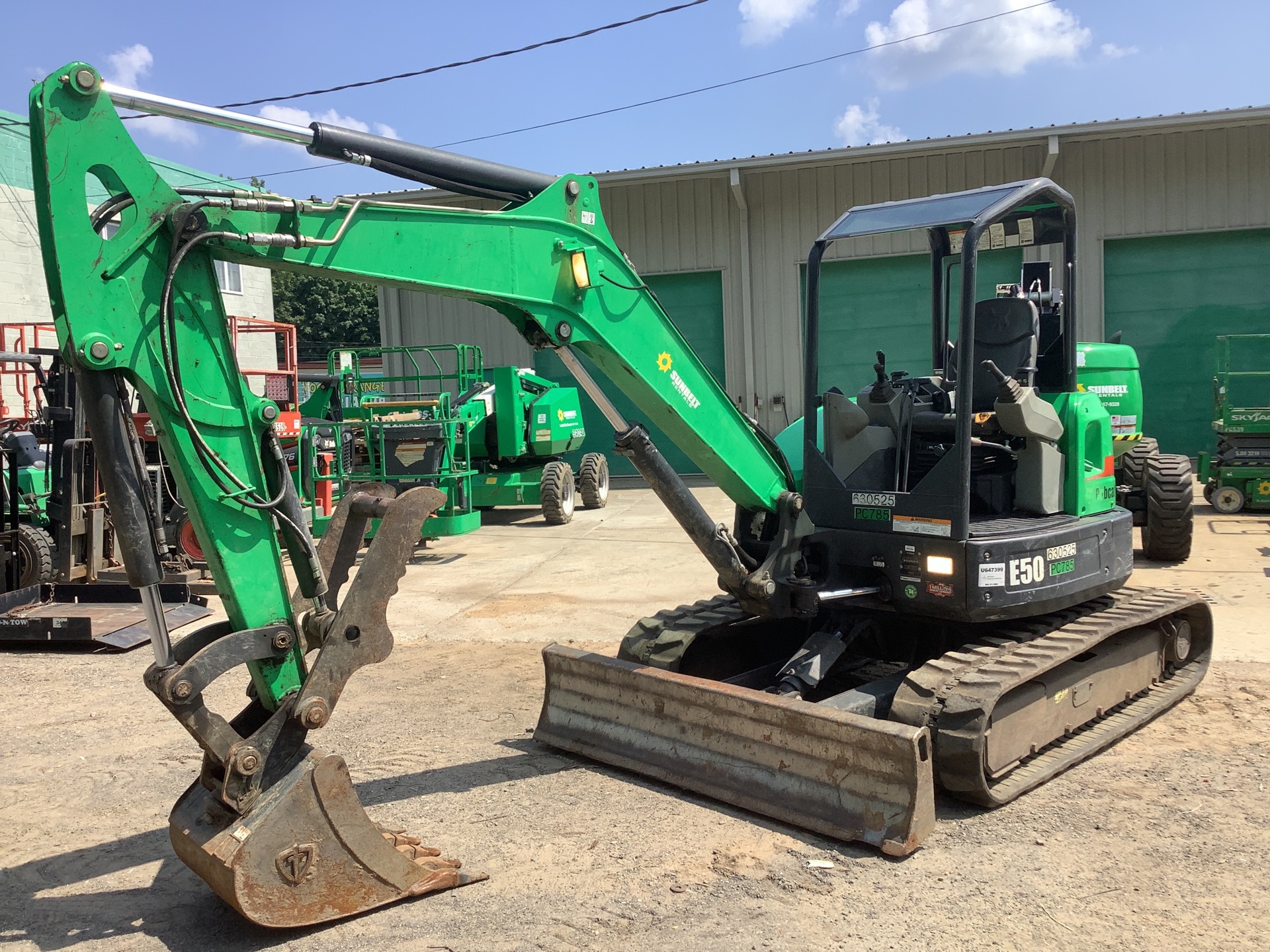 2014 Bobcat E50 Mini Excavator