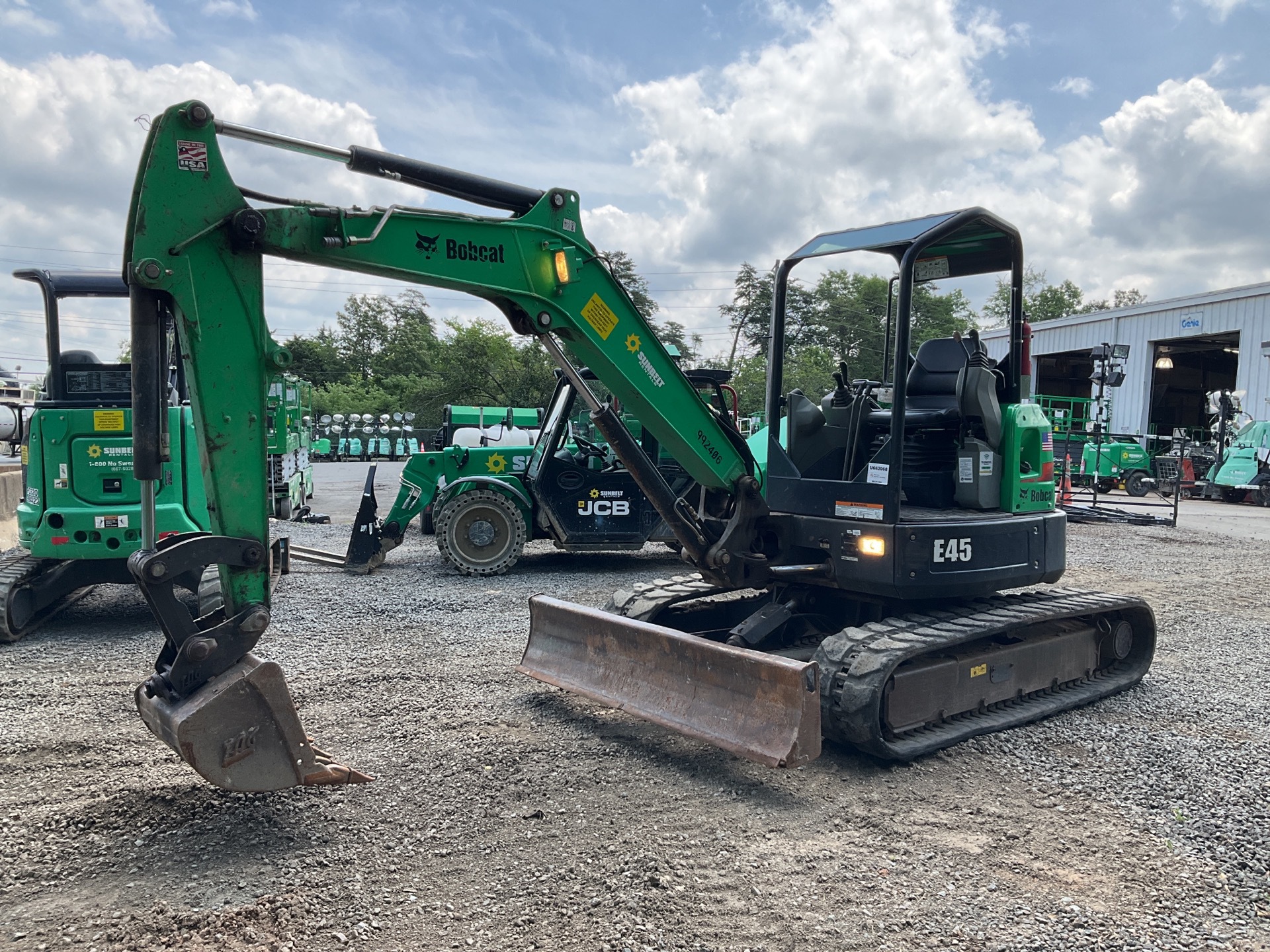 2017 Bobcat E45 Mini Excavator