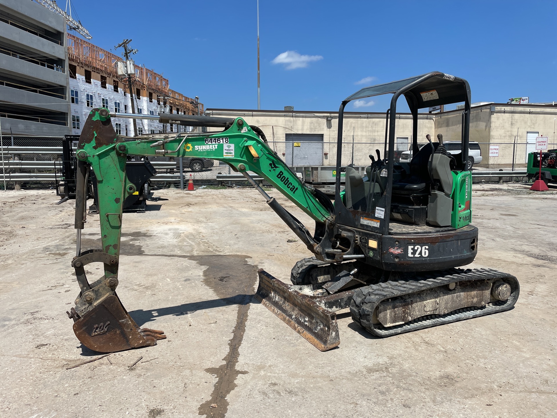 2014 Bobcat E26 Mini Excavator