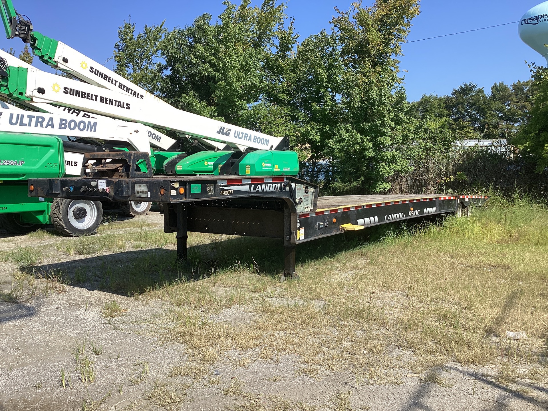 2013 Landoll 930C-51-15 50 ft T/A Hydraulic Tail Trailer