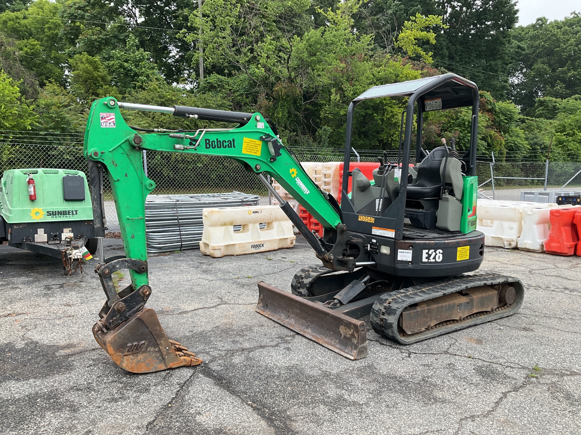 2016 Bobcat E26 Mini Excavator