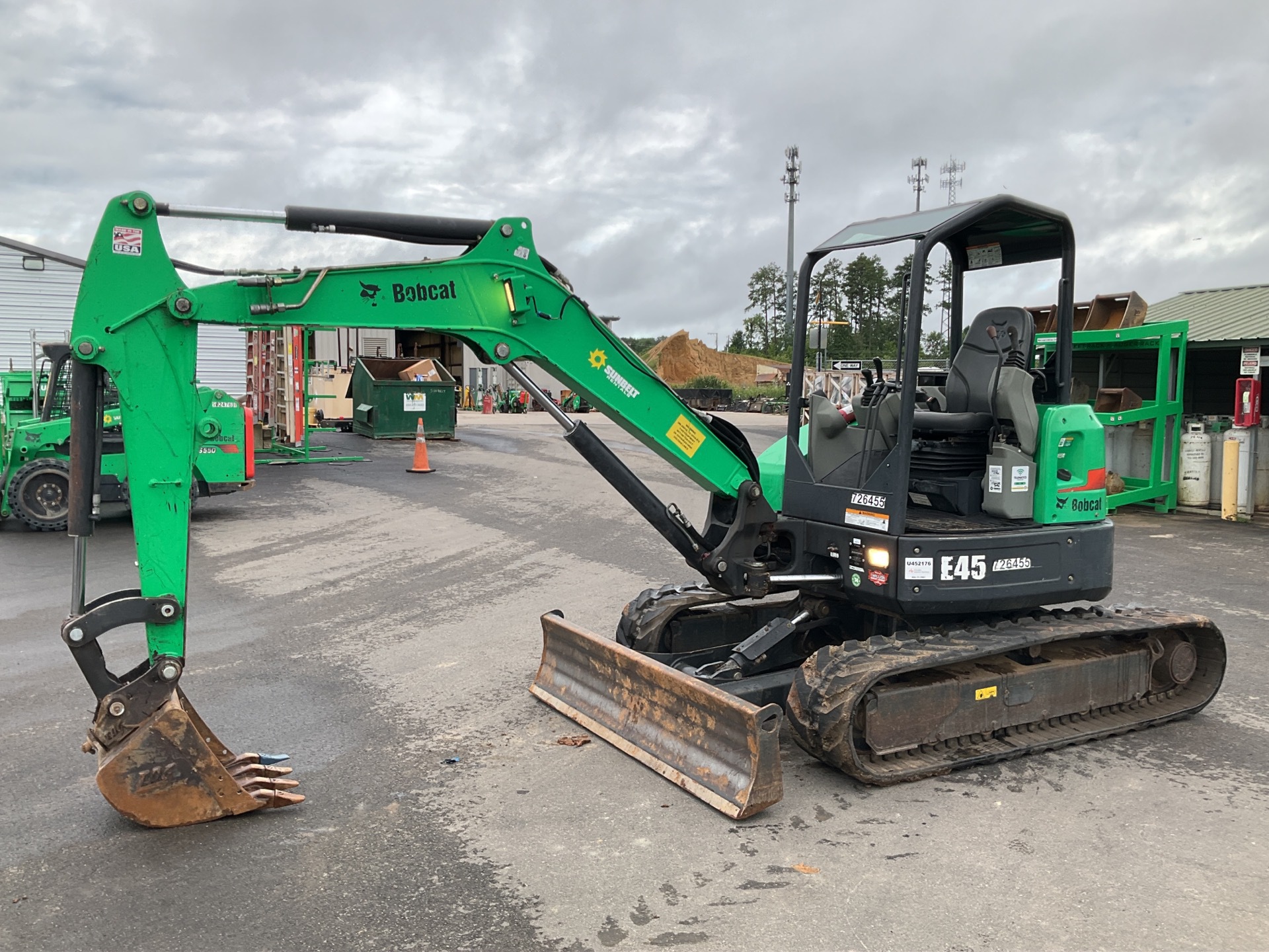 2015 Bobcat E45 Mini Excavator