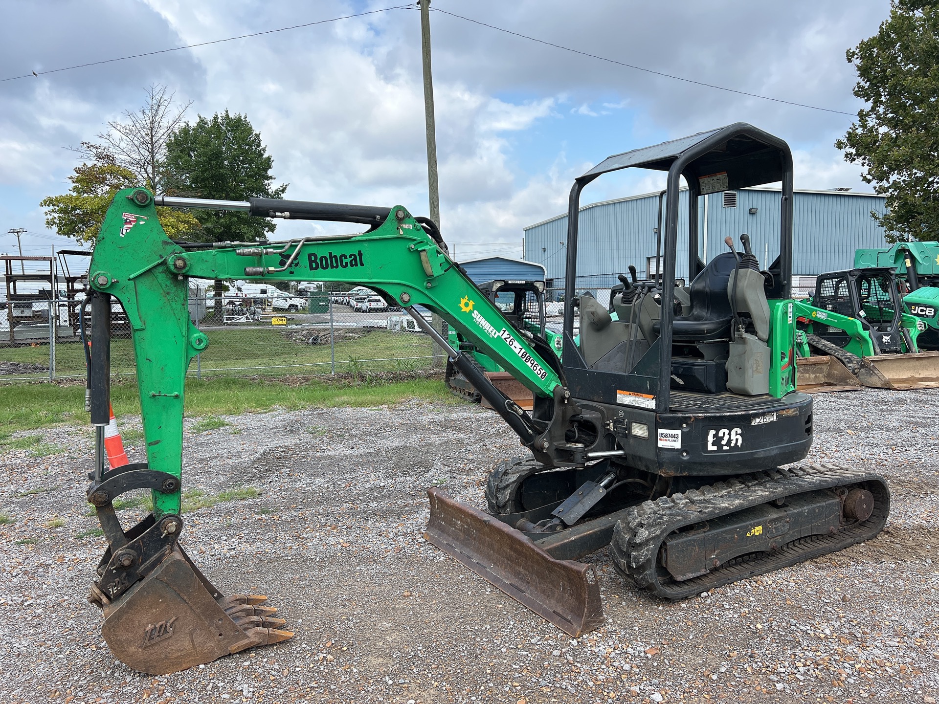 2017 Bobcat E26 Mini Excavator