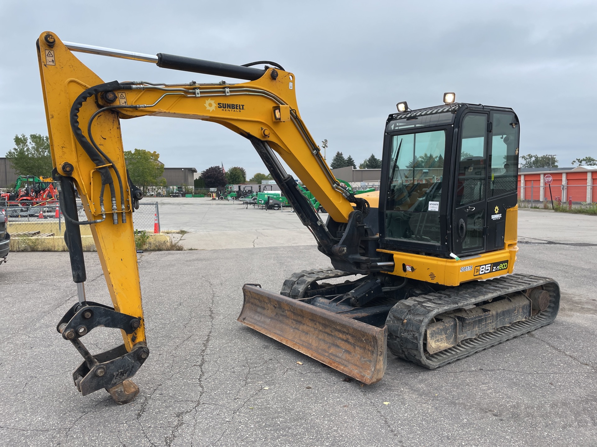 2016 JCB 85Z-1 Mini Excavator