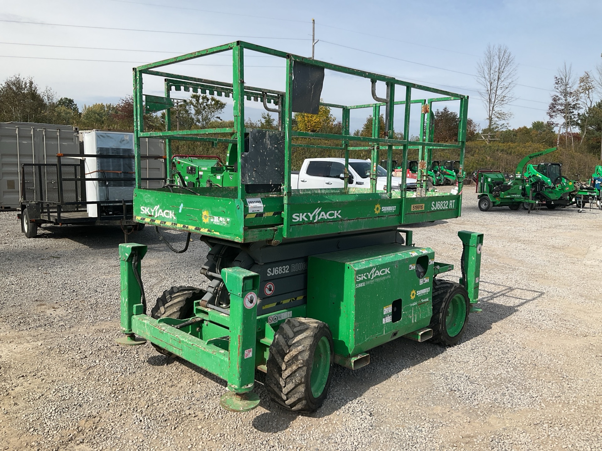 2013 Skyjack SJ6832RT Dual Fuel 4x4 Scissor Lift