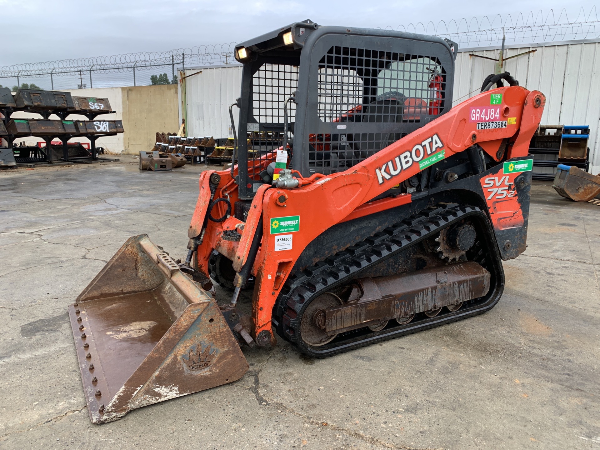 2017 Kubota SVL75-2 Two-Speed Compact Track Loader