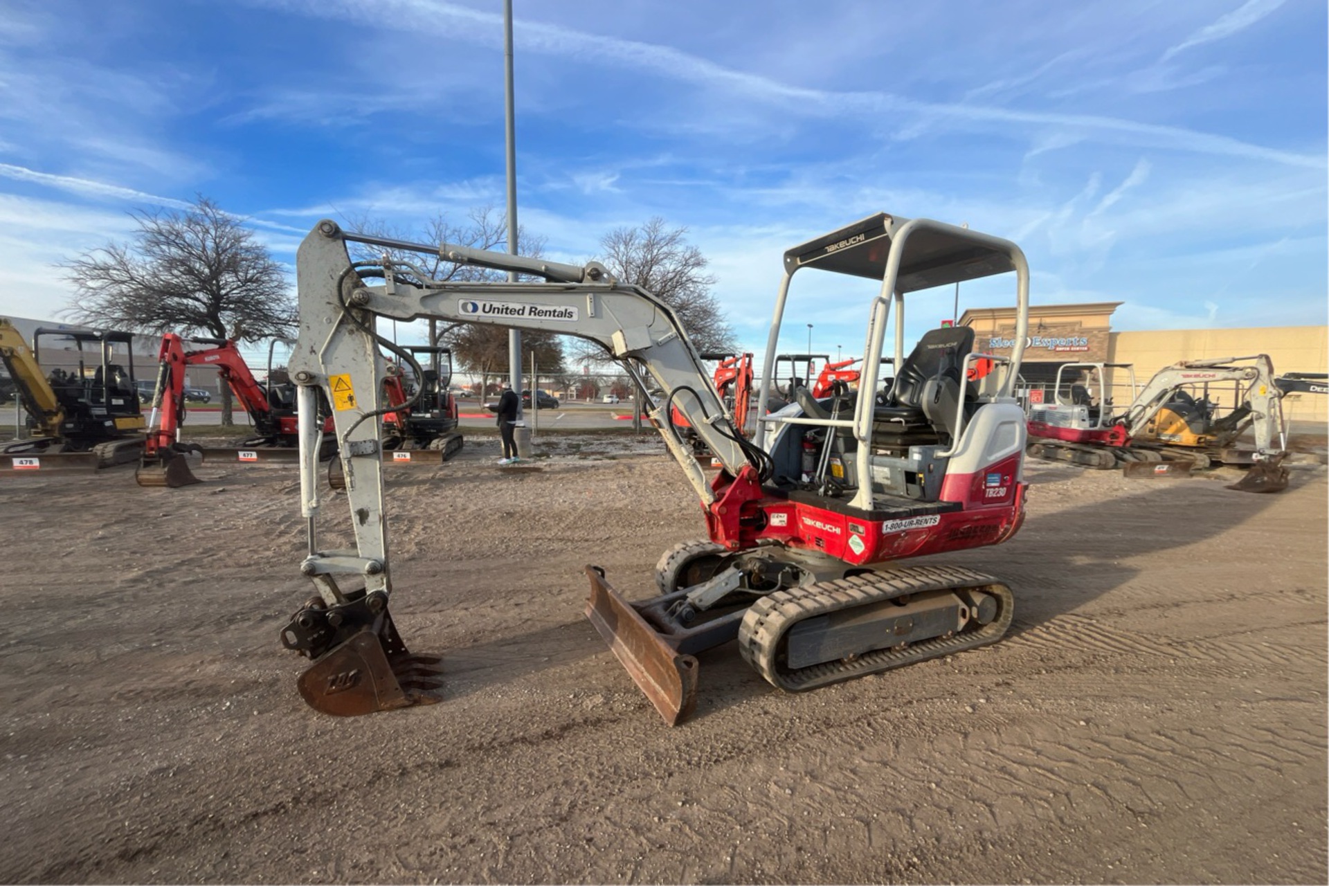 2016 Takeuchi TB230 Mini Excavator