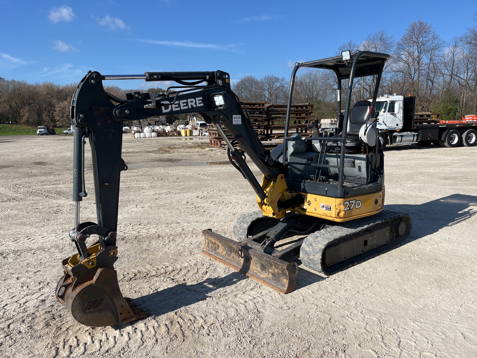 2015 John Deere 27D Mini Excavator