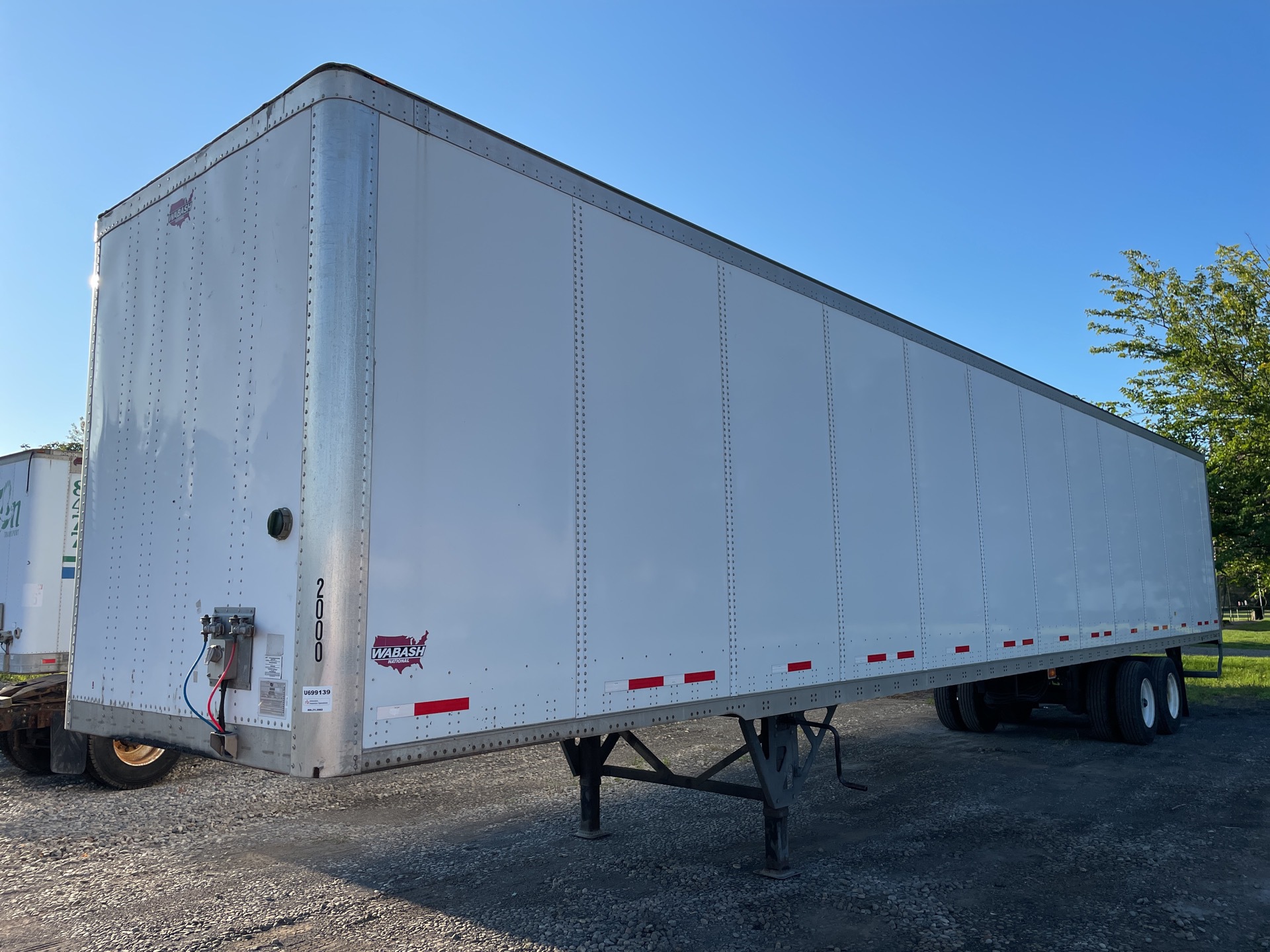 2016 Wabash 53 ft T/A Van Trailer