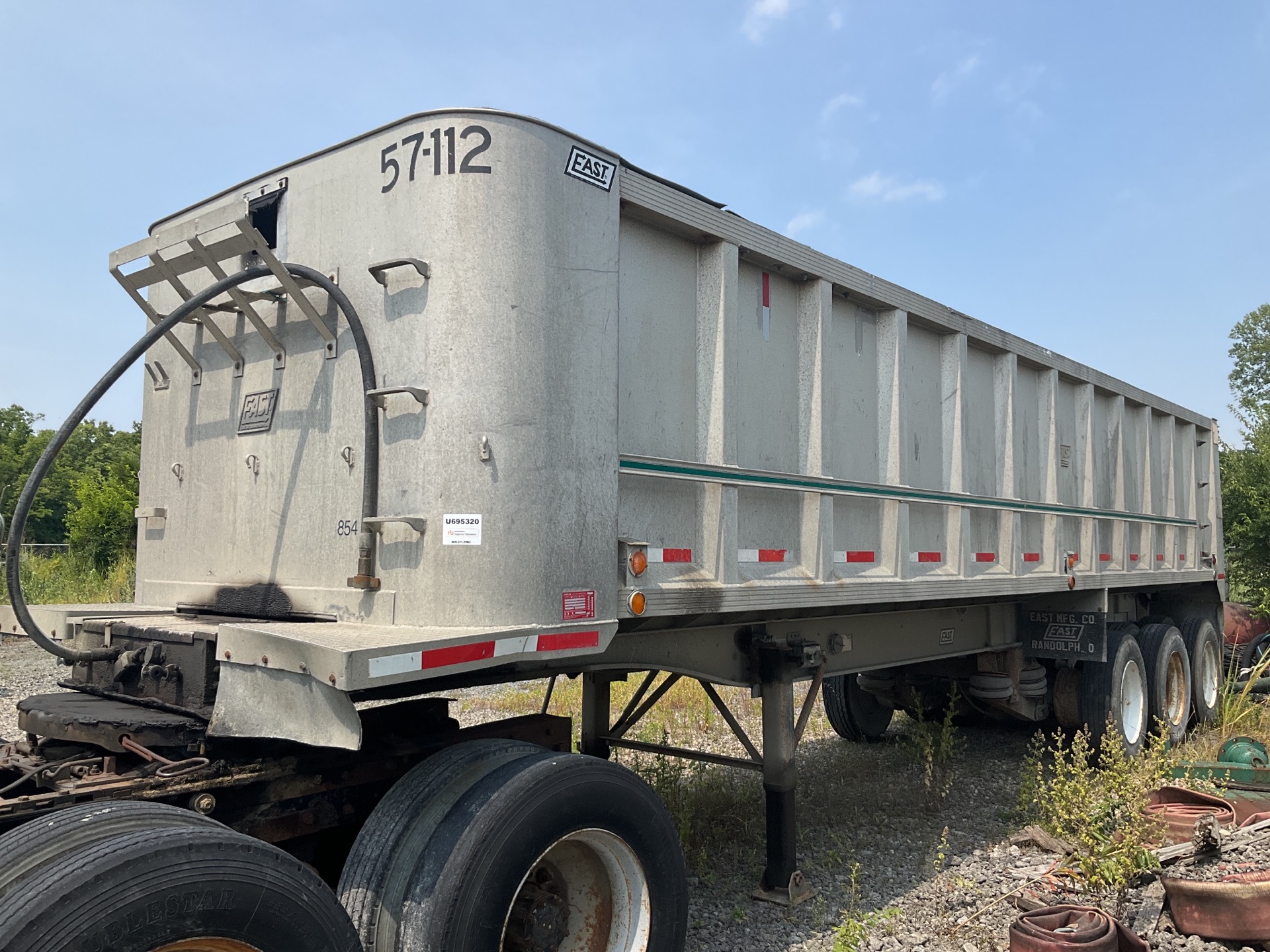 1989 East  Tri/A End Dump Trailer