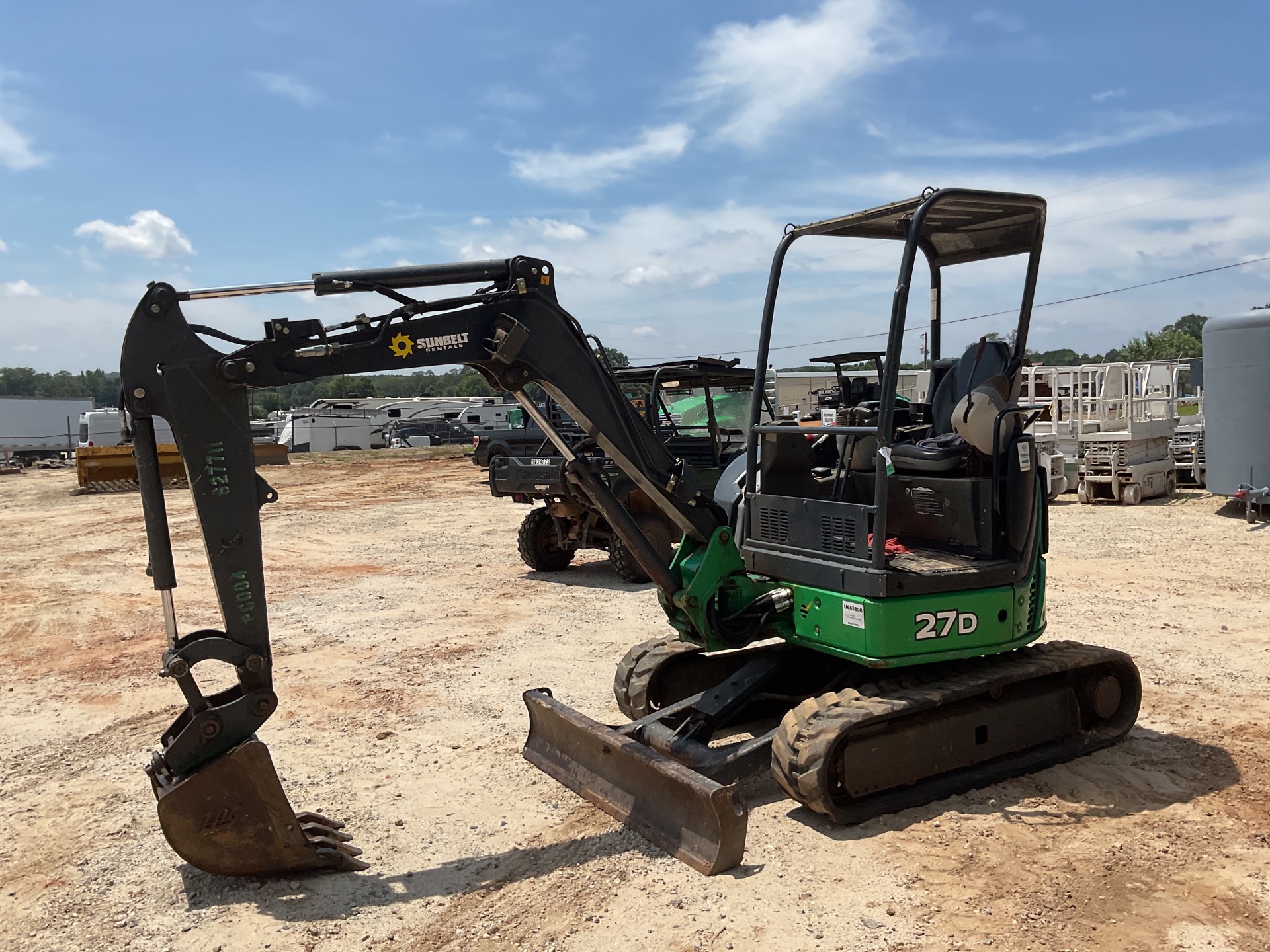 2014 John Deere 27D Mini Excavator