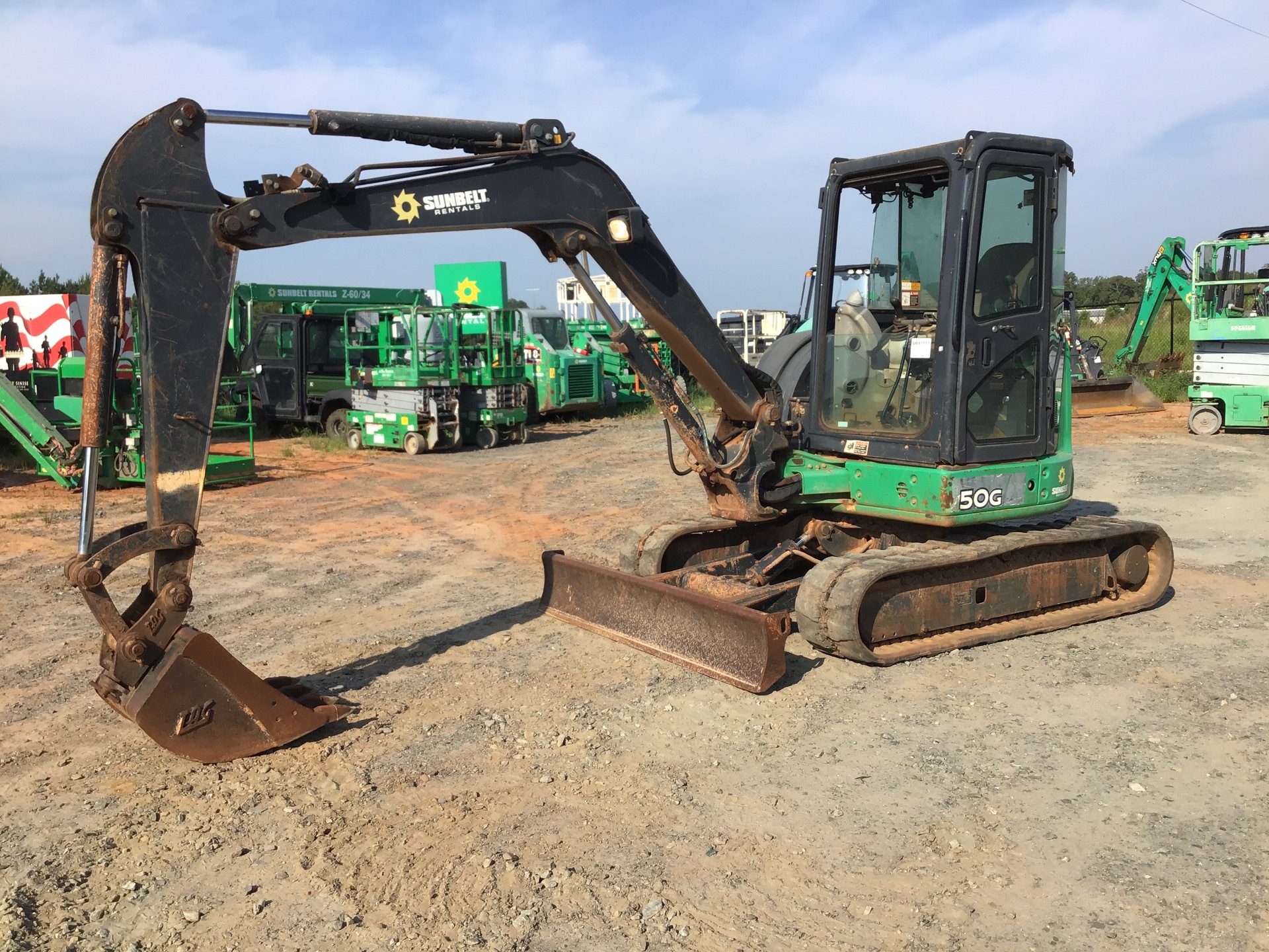 2016 John Deere 50G Mini Excavator