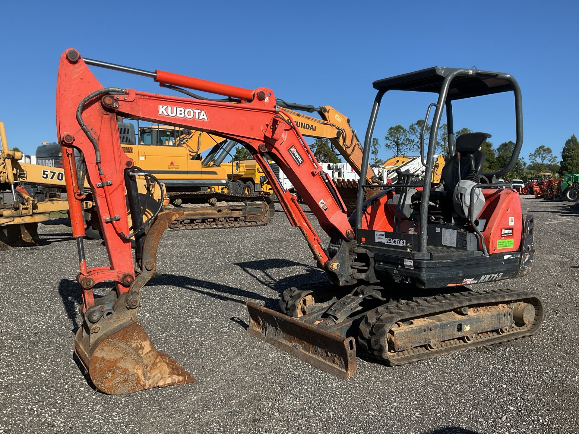 2018 Kubota KX71-3S Mini Excavator