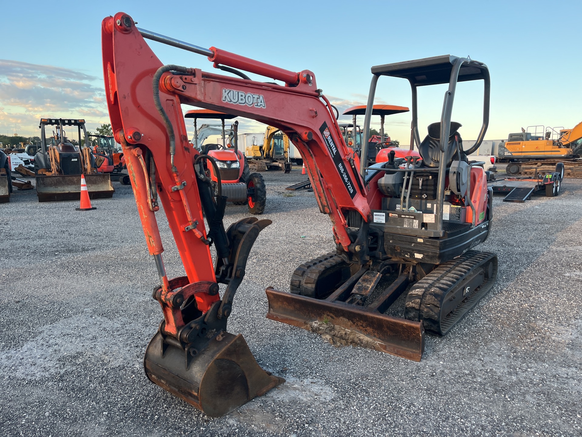 2018 Kubota KX71-3S Mini Excavator