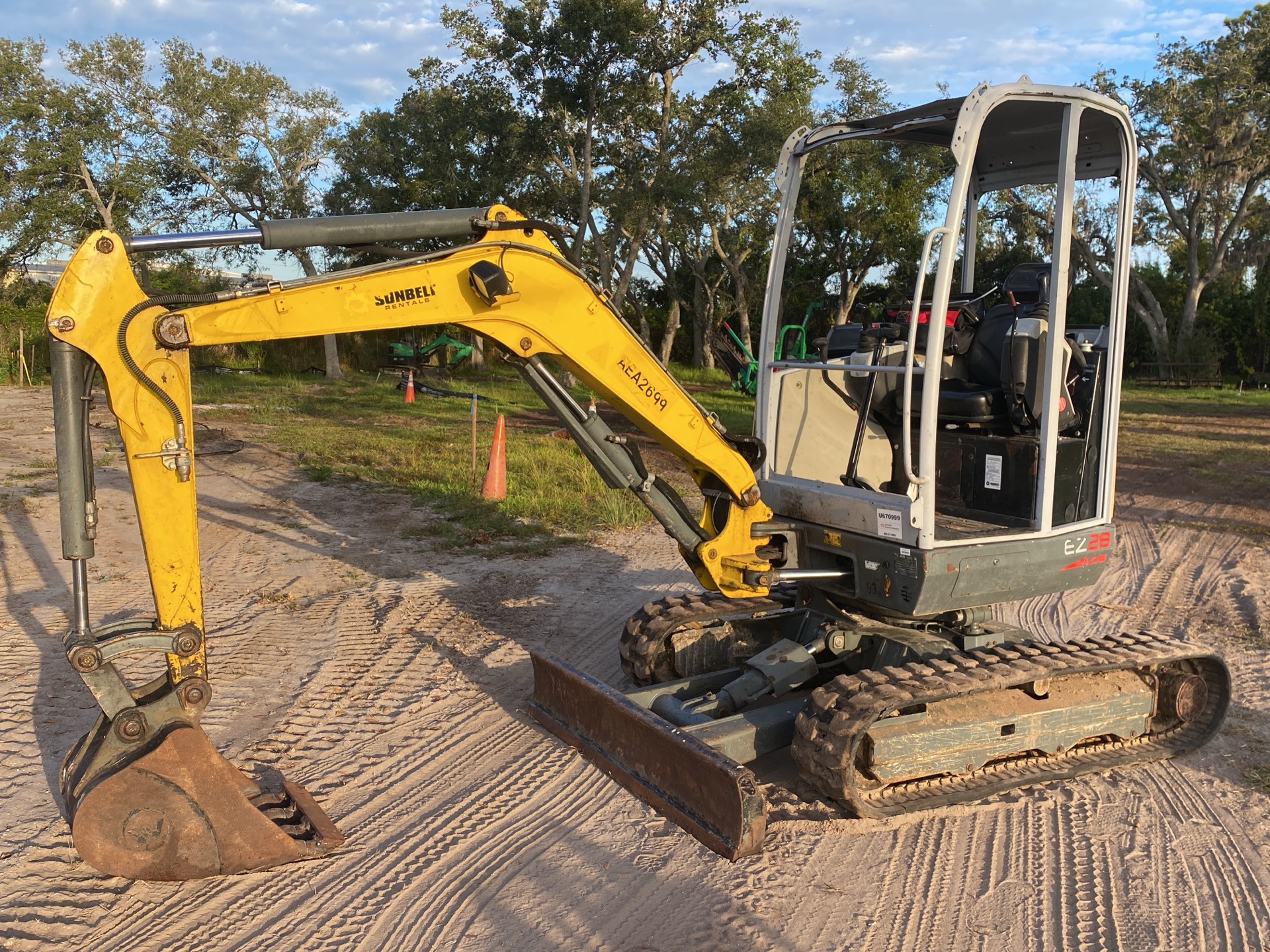 2016 Wacker EZ28 Mini Excavator