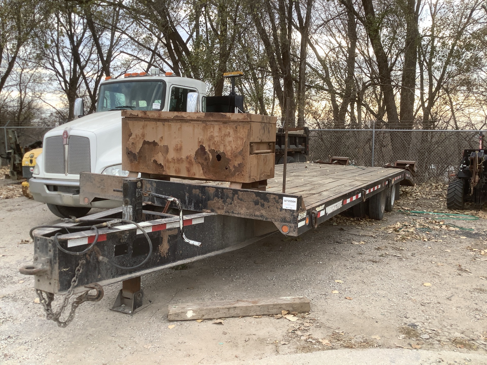 2012 Towmaster T-40 30 ft T/A Equipment Trailer