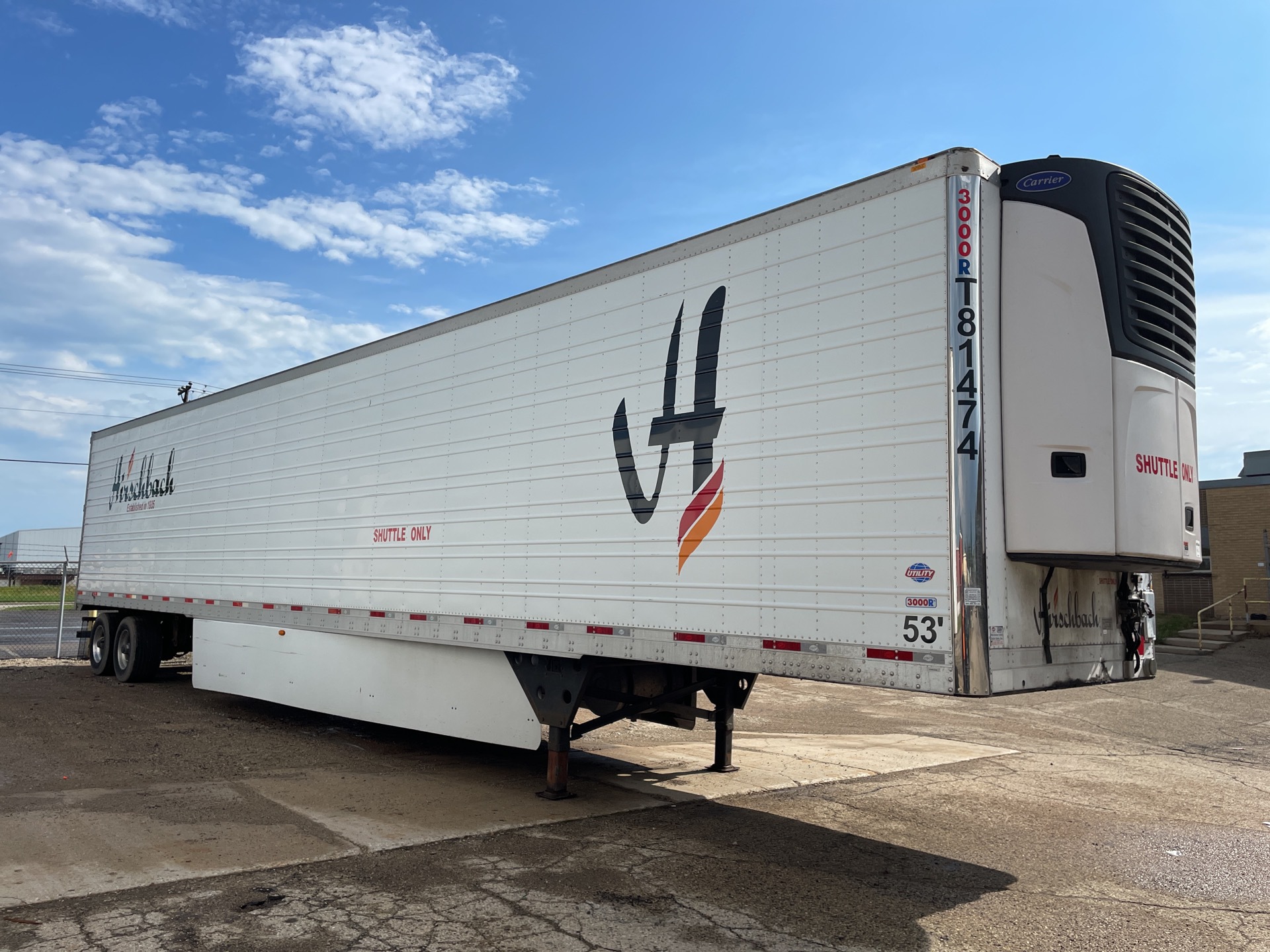 2018 Utility VS2R 53 ft x 102 in T/A Refrigerated Trailer