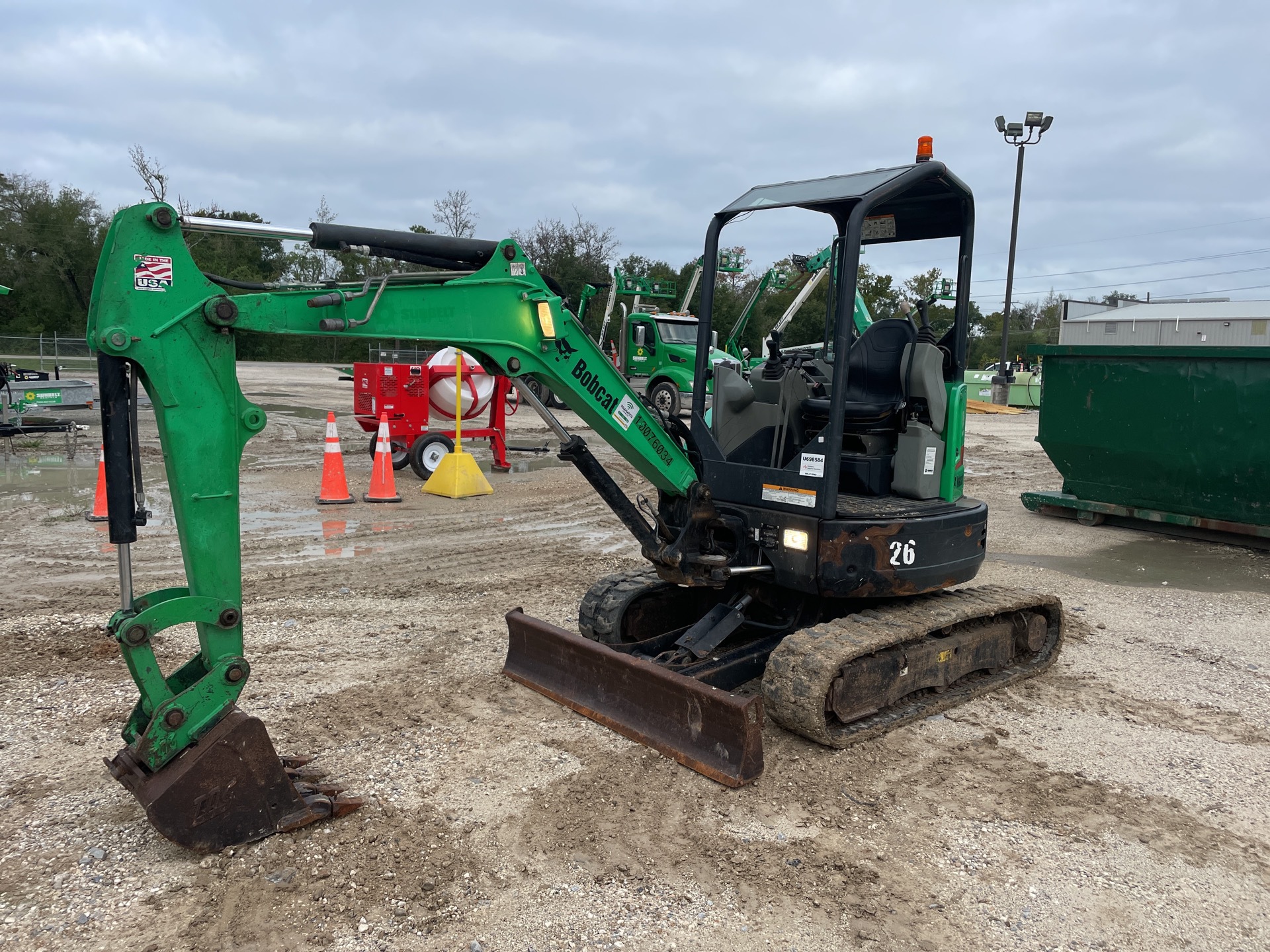 2018 Bobcat E26 Mini Excavator