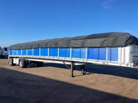 2011 Wilson 48x102 Flatbed Trailer - Air Ride