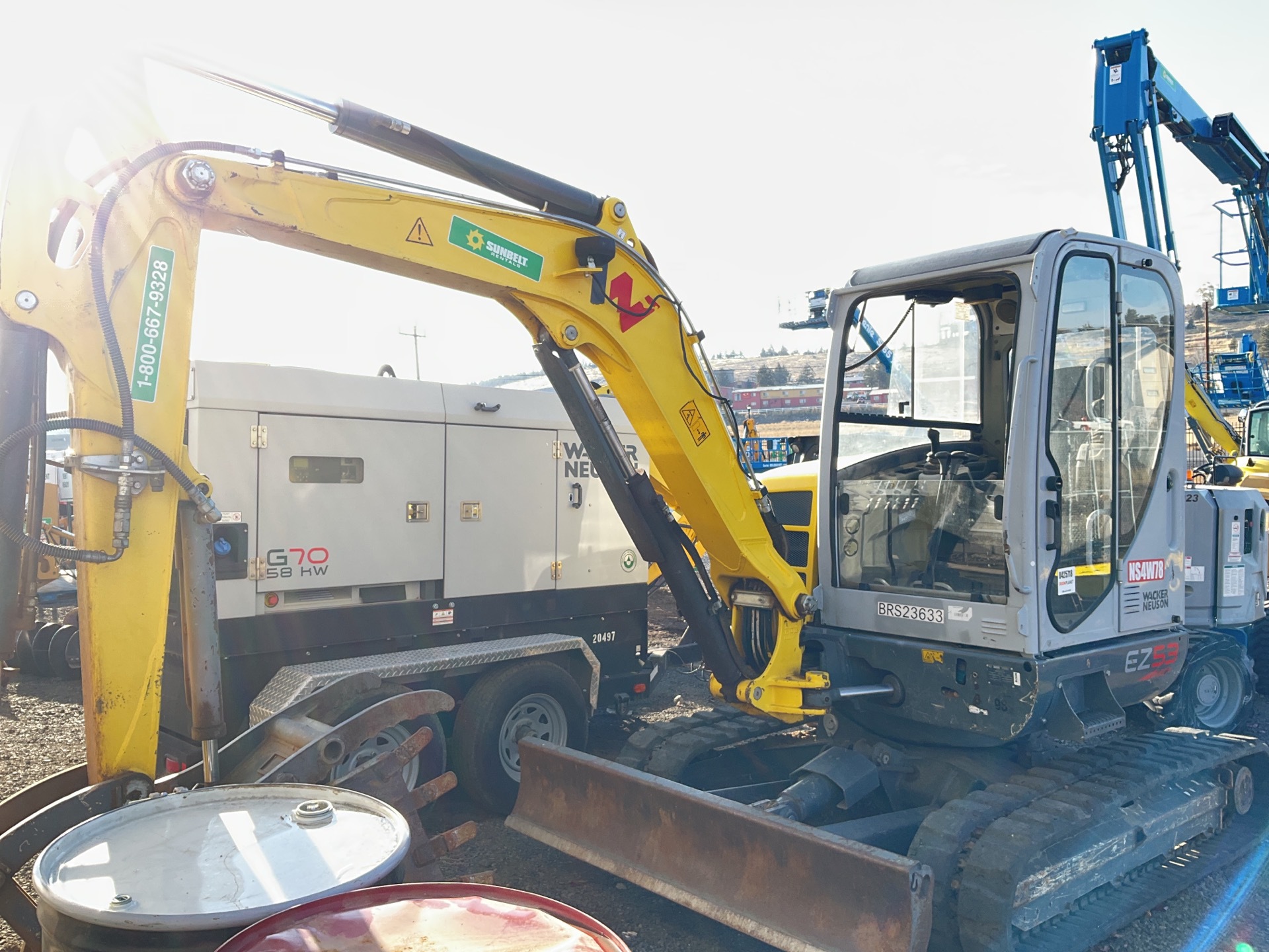 2017 Wacker EZ-53 Mini Excavator