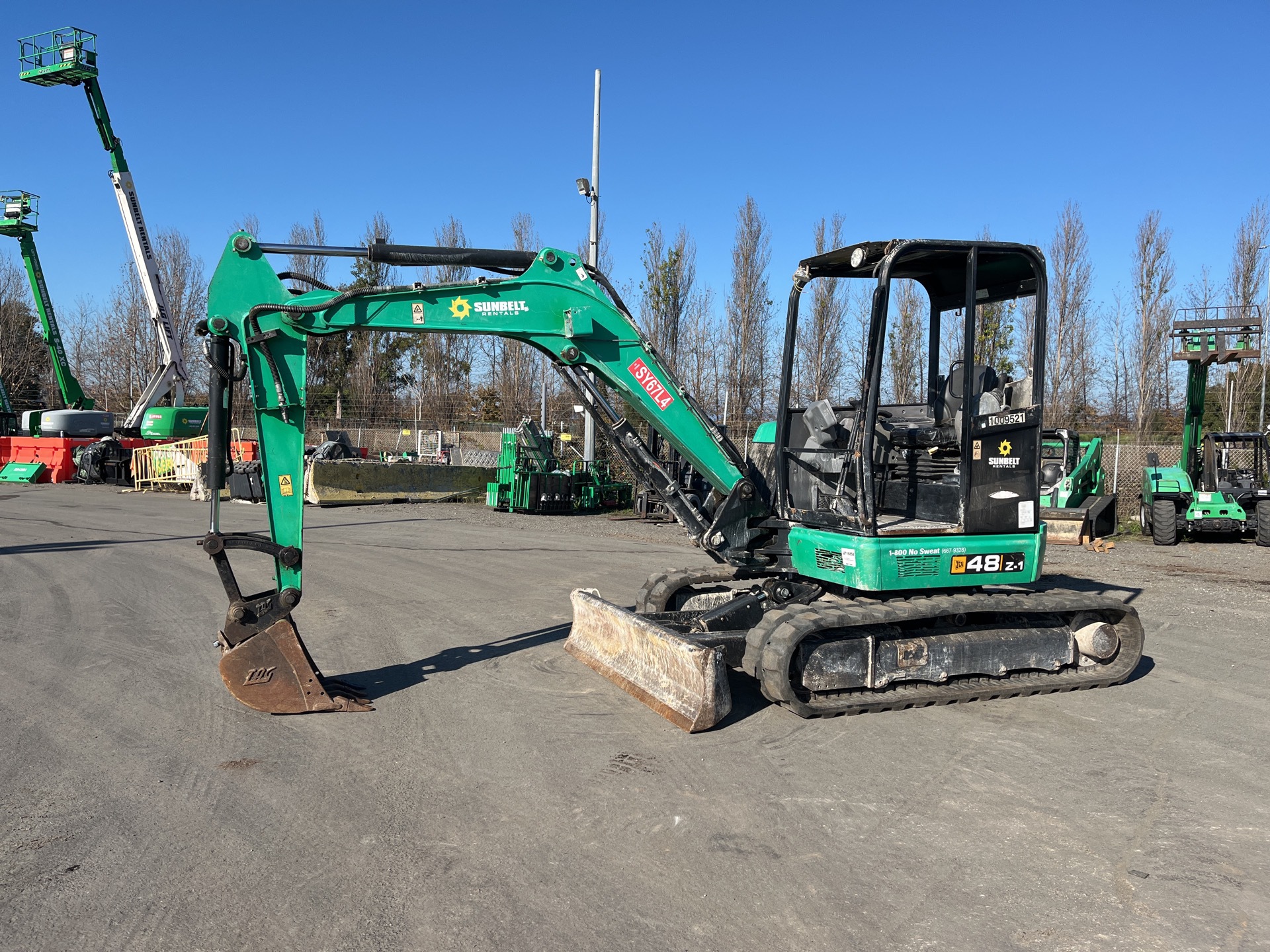 2017 JCB 48Z-1 Mini Excavator