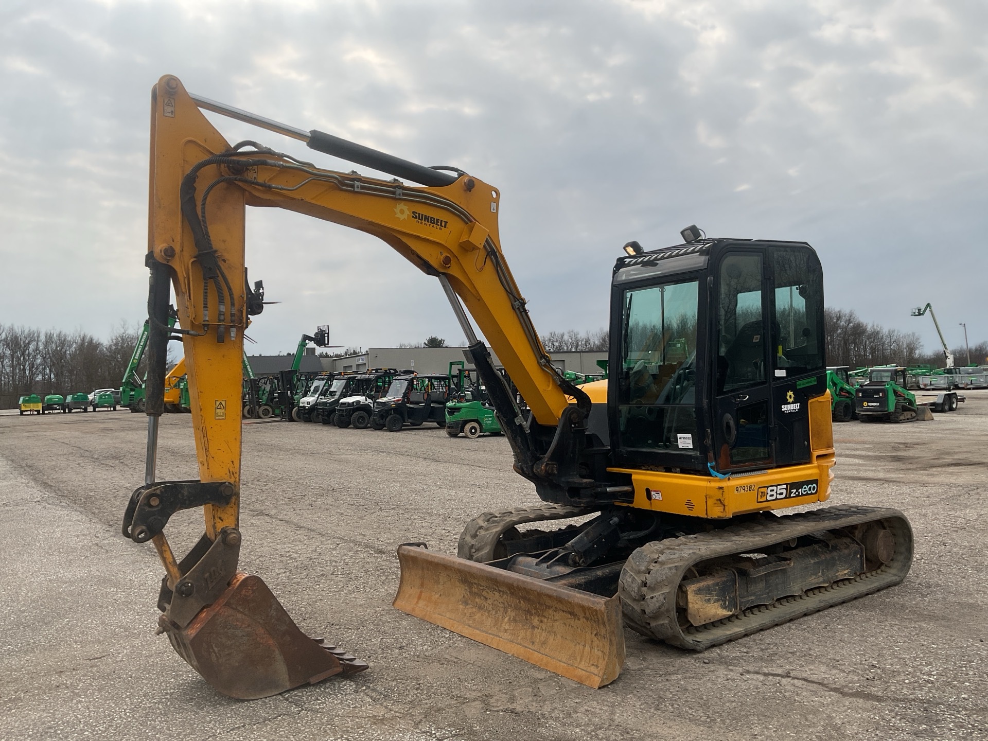 2017 JCB 85Z-1 Mini Excavator