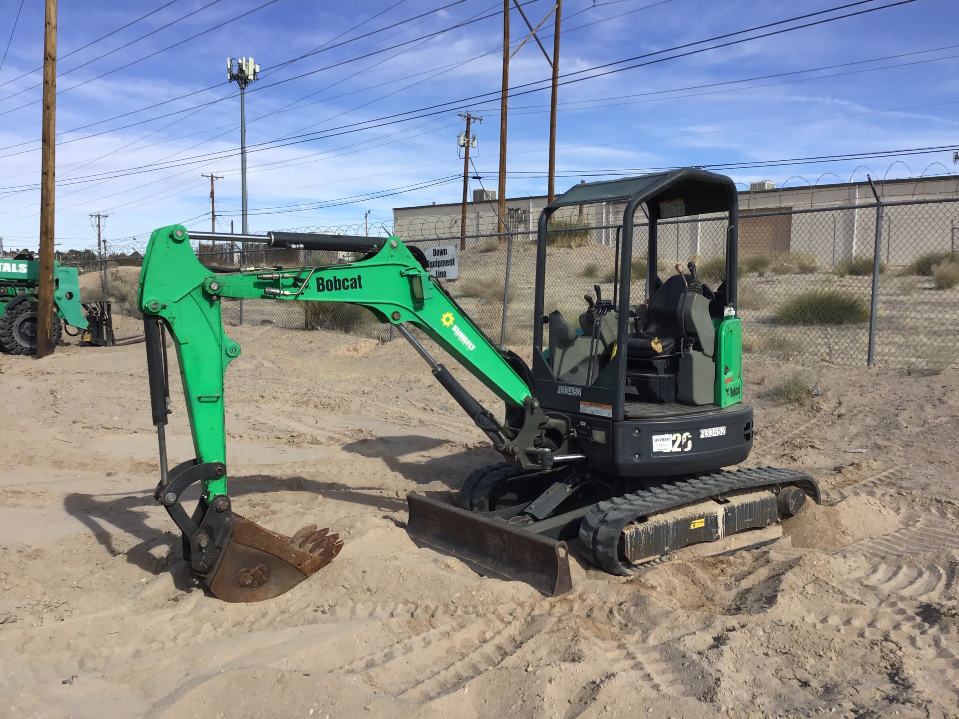 2016 Bobcat E26 Mini Excavator