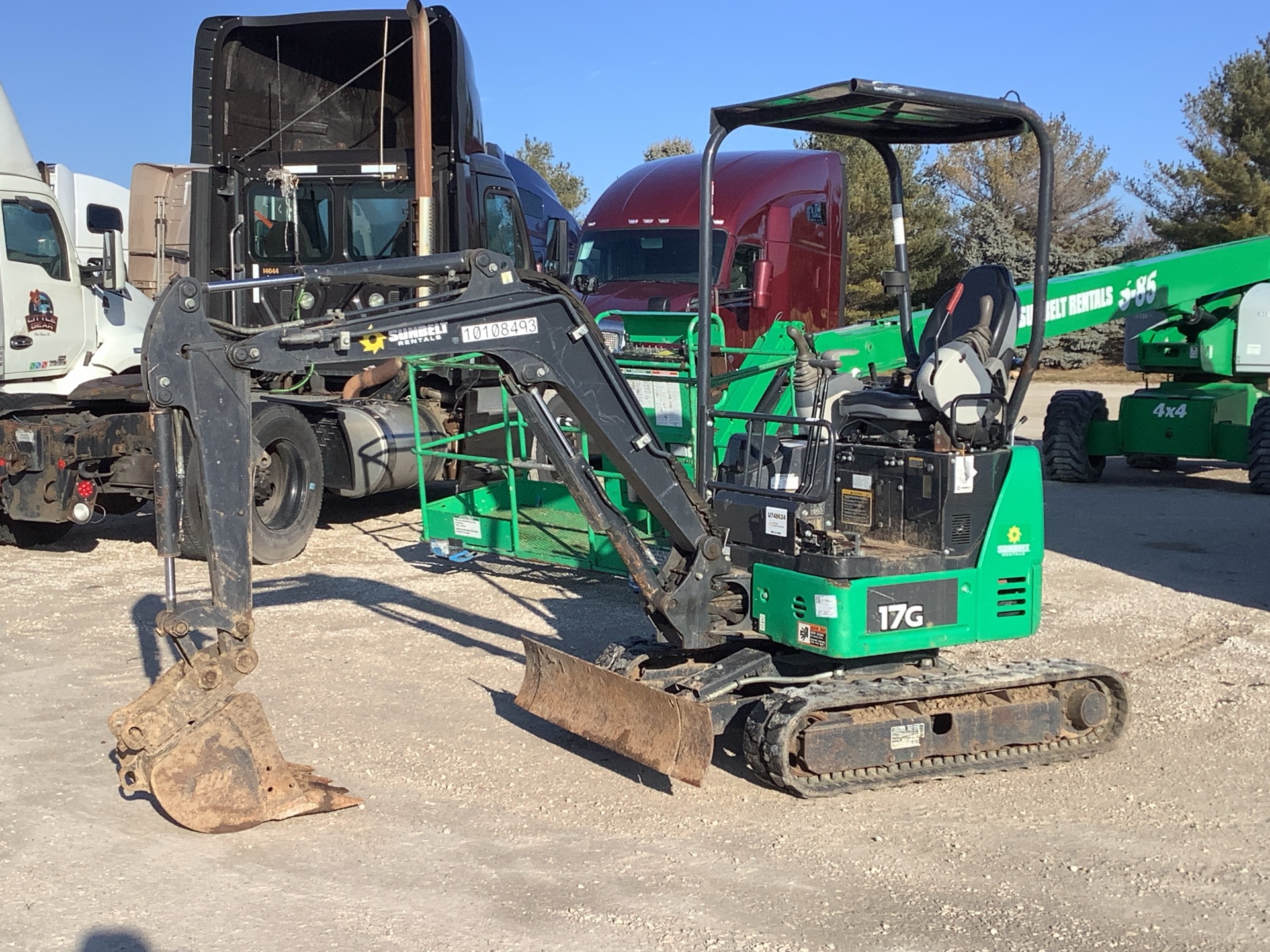 2018 John Deere 17G Mini Excavator