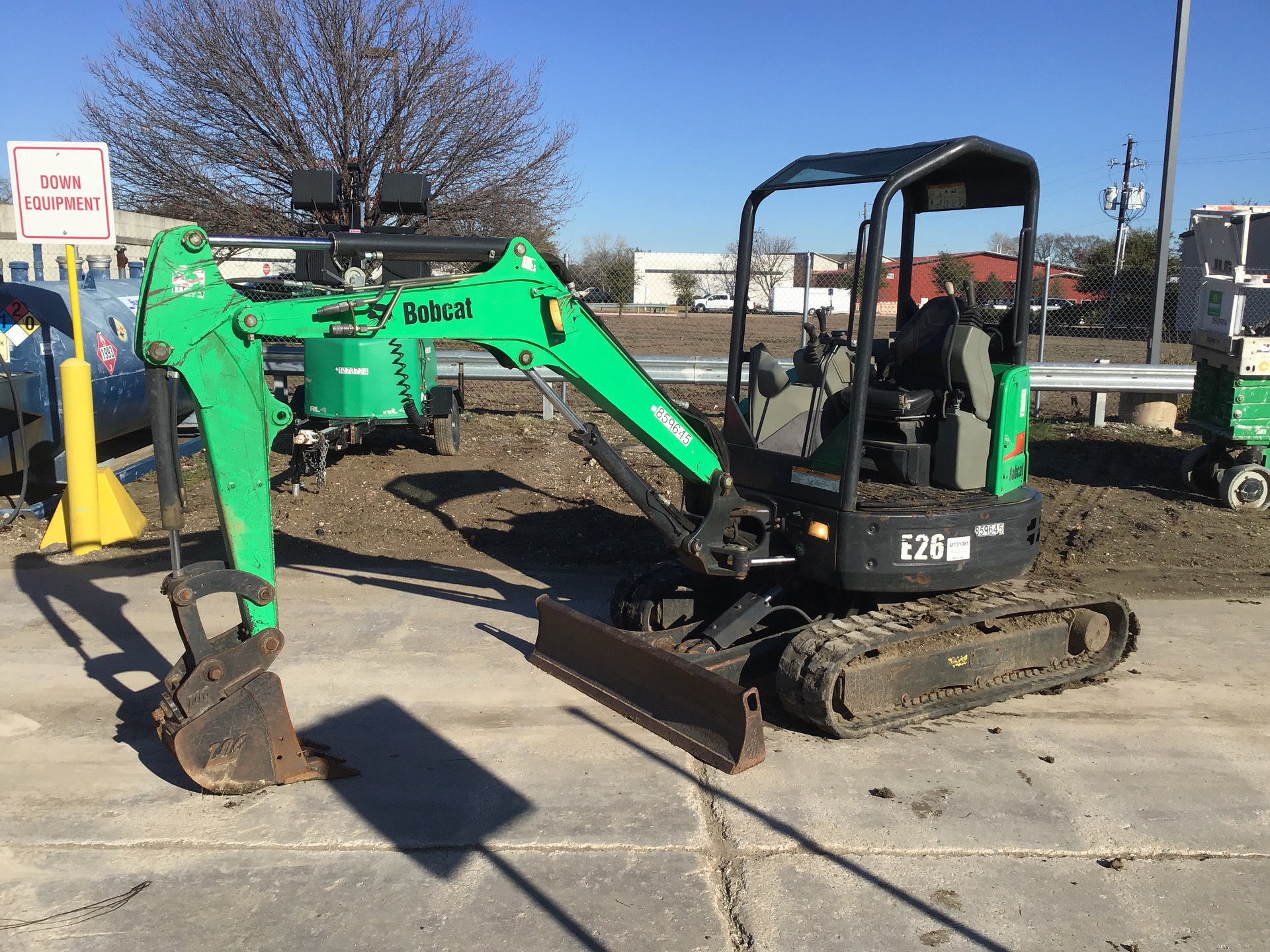 2016 Bobcat E26 Mini Excavator