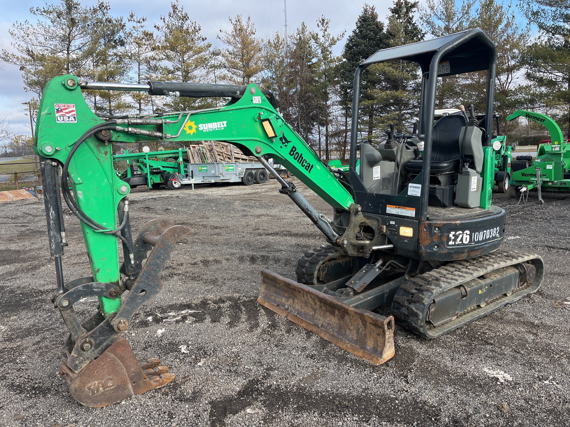 2018 Bobcat E26 Mini Excavator