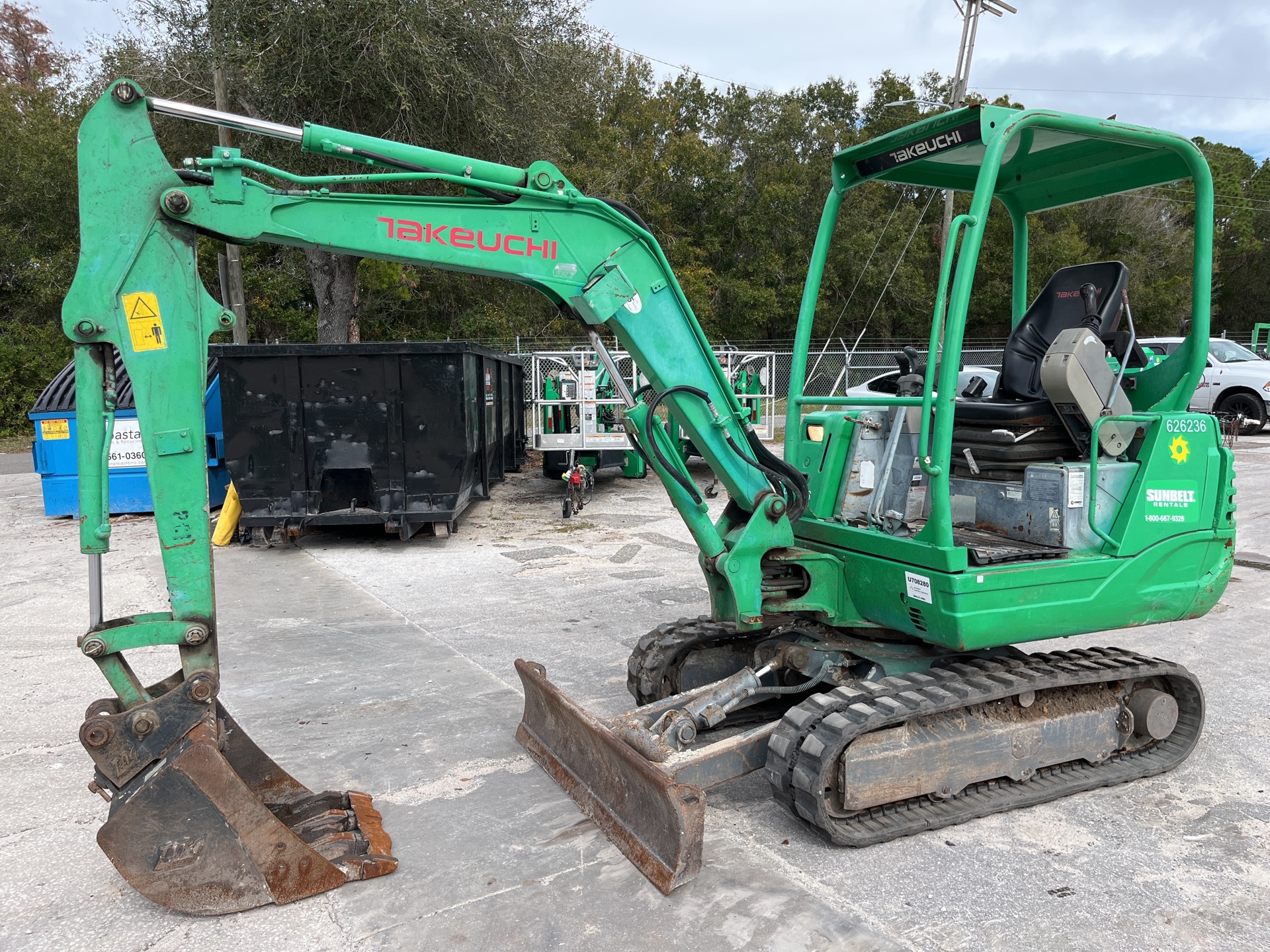 2014 Takeuchi TB228 Mini Excavator