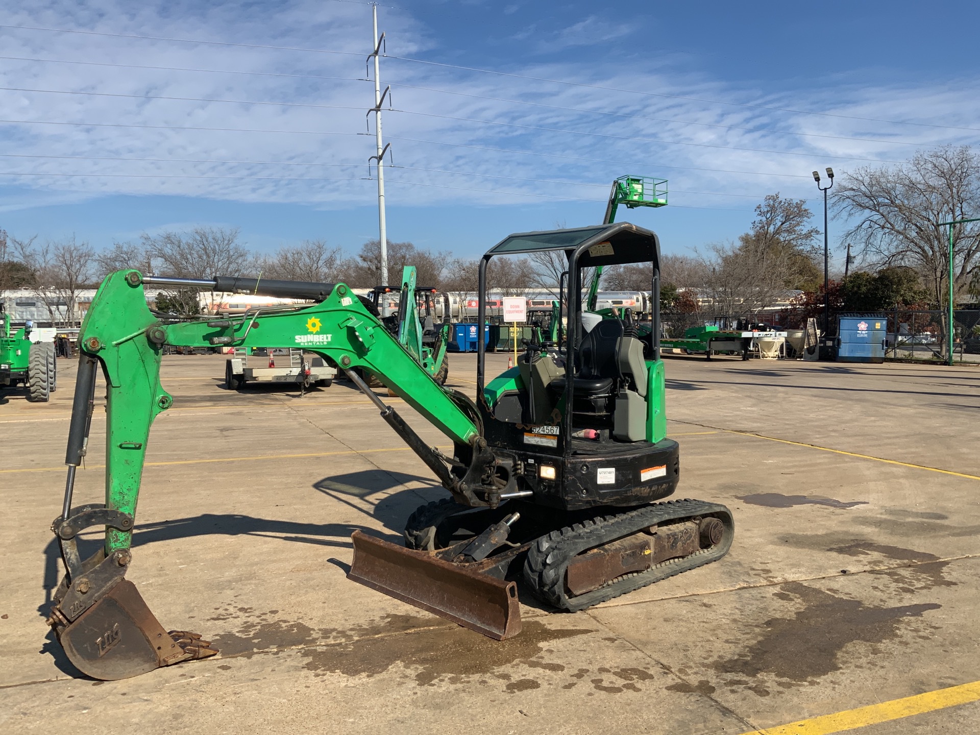 2014 Bobcat E26GM Mini Excavator