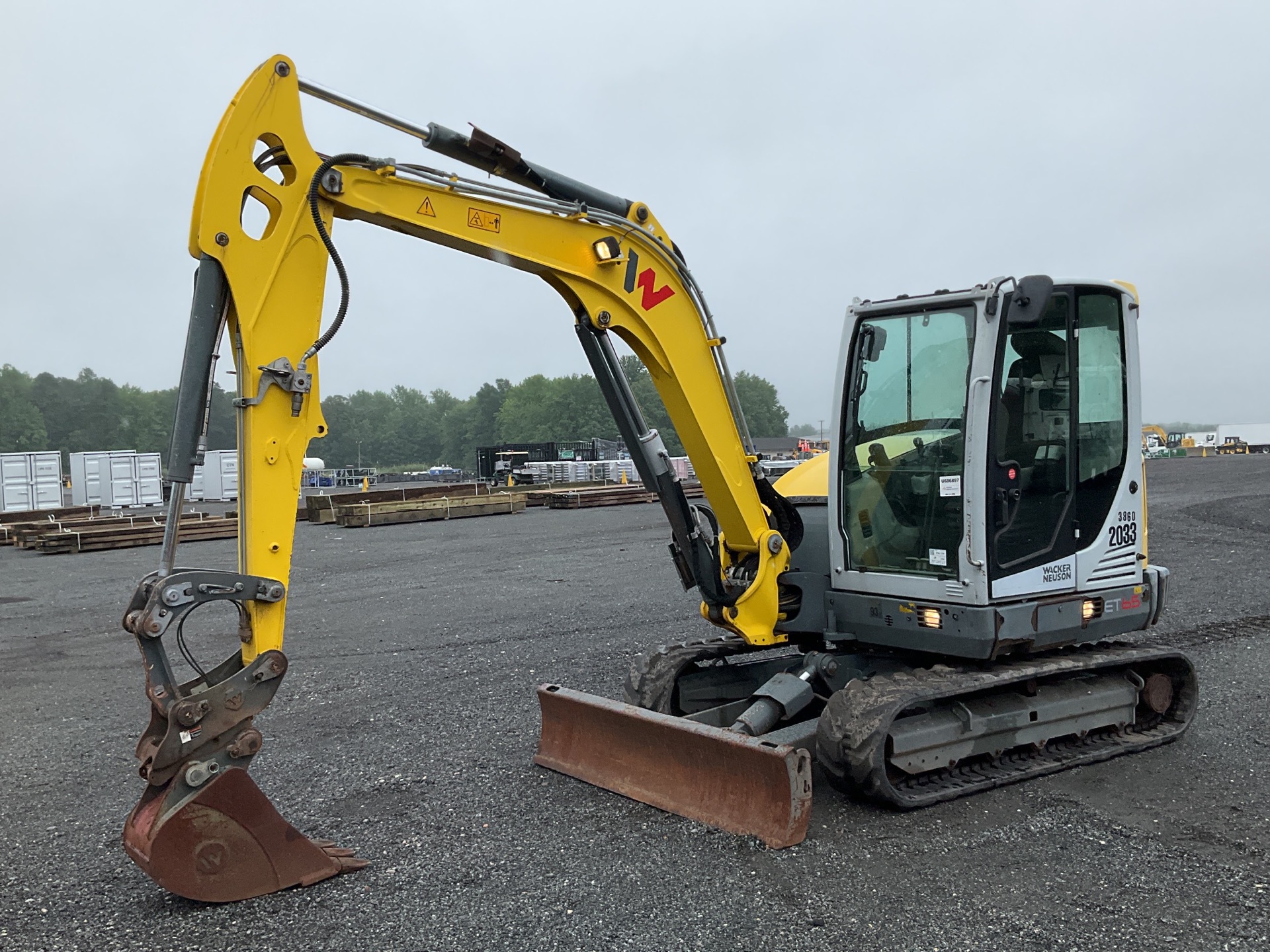 2016 Wacker Neuson ET65 CAB/AC Mini Excavator