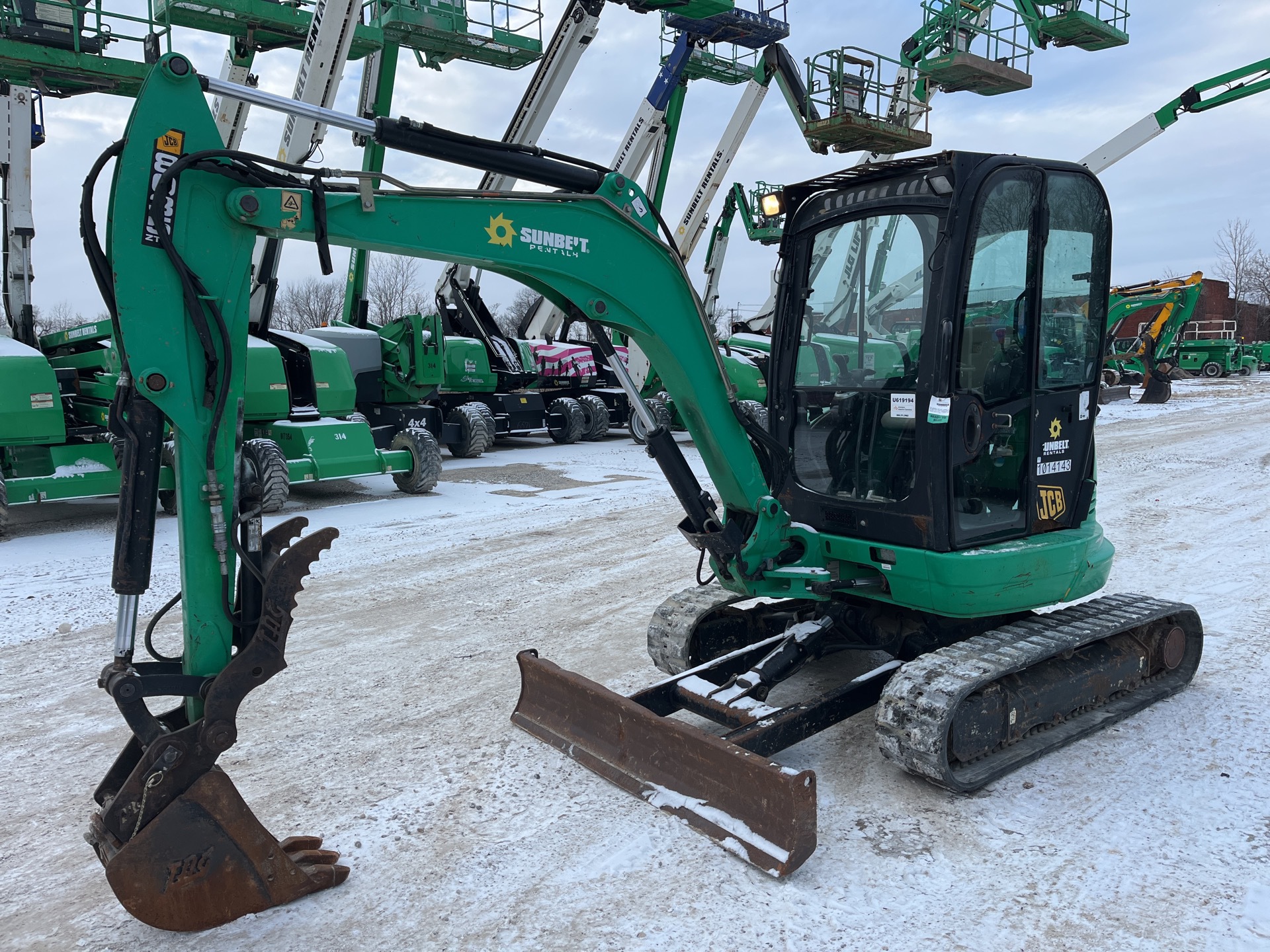 2017 JCB 8035 ZTS Mini Excavator