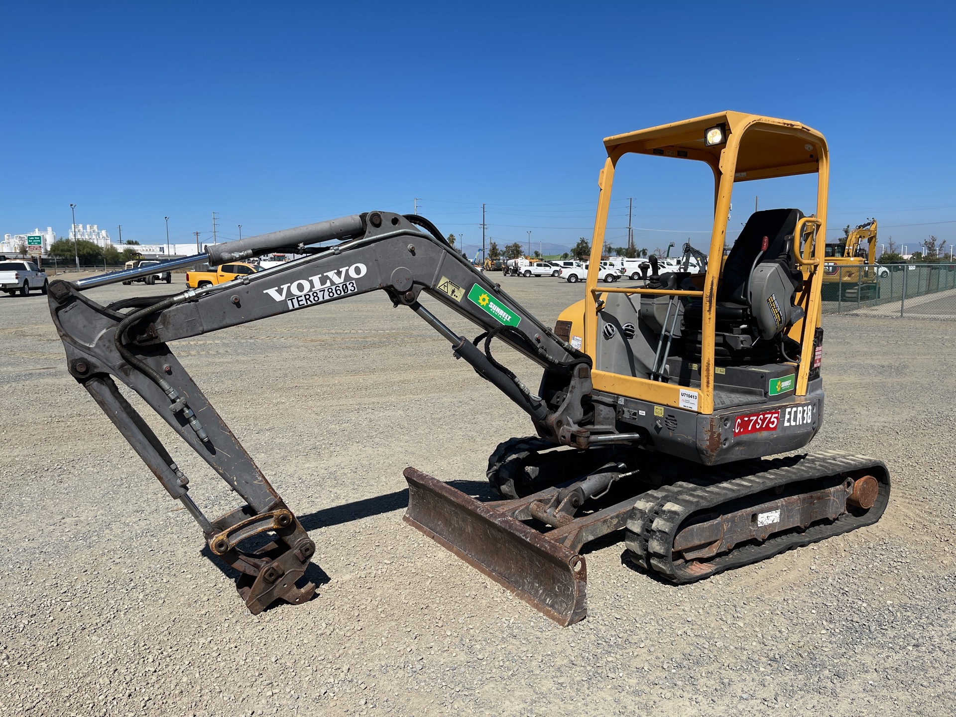 2013 Volvo ECR38 Mini Excavator