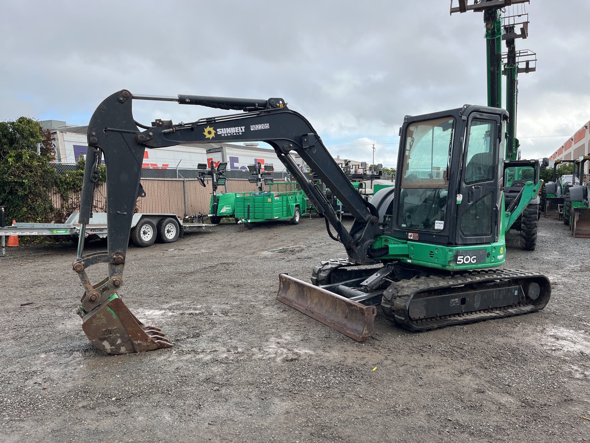 2016 John Deere 50G Mini Excavator