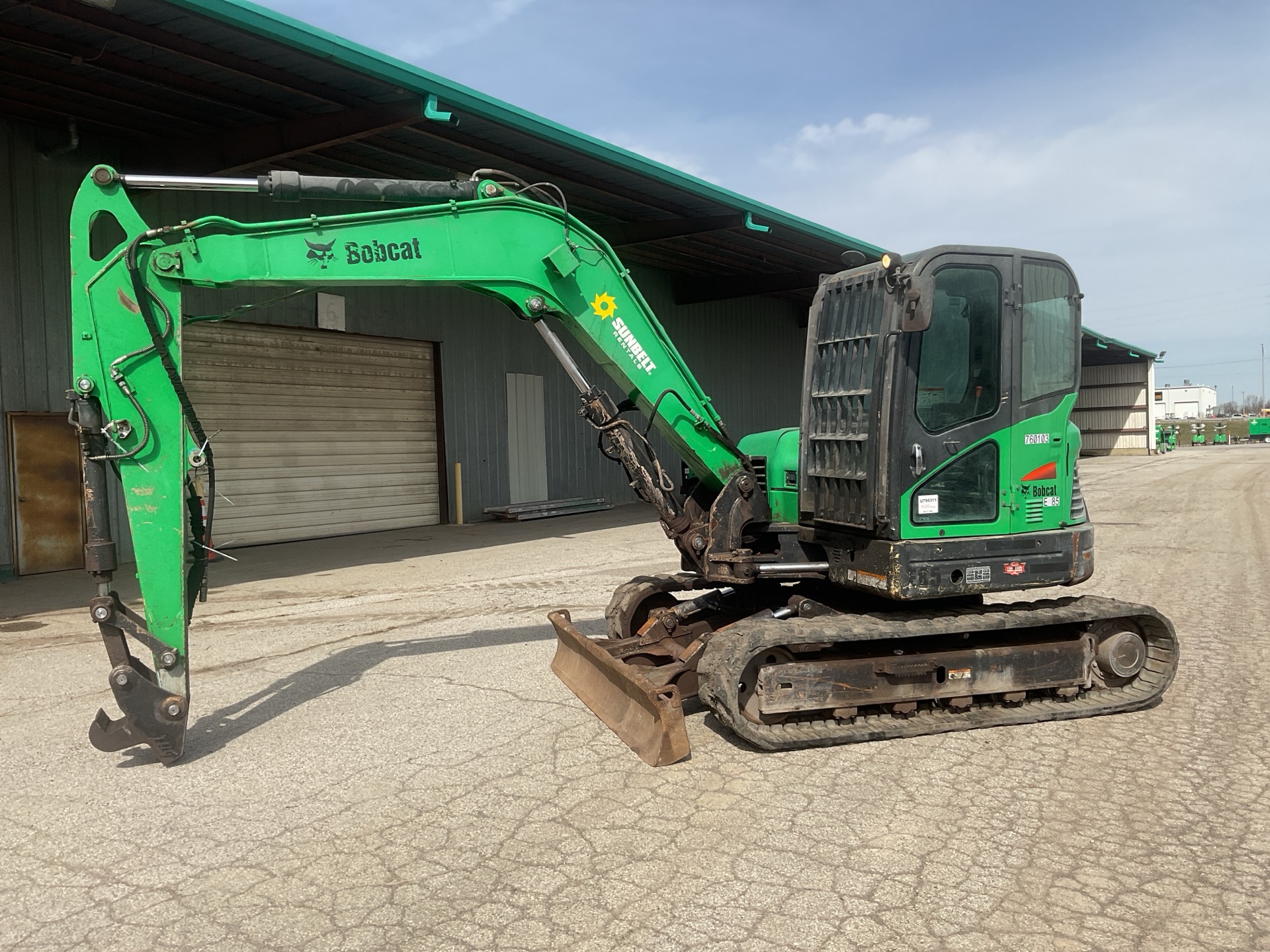 2015 Bobcat E85M Mini Excavator