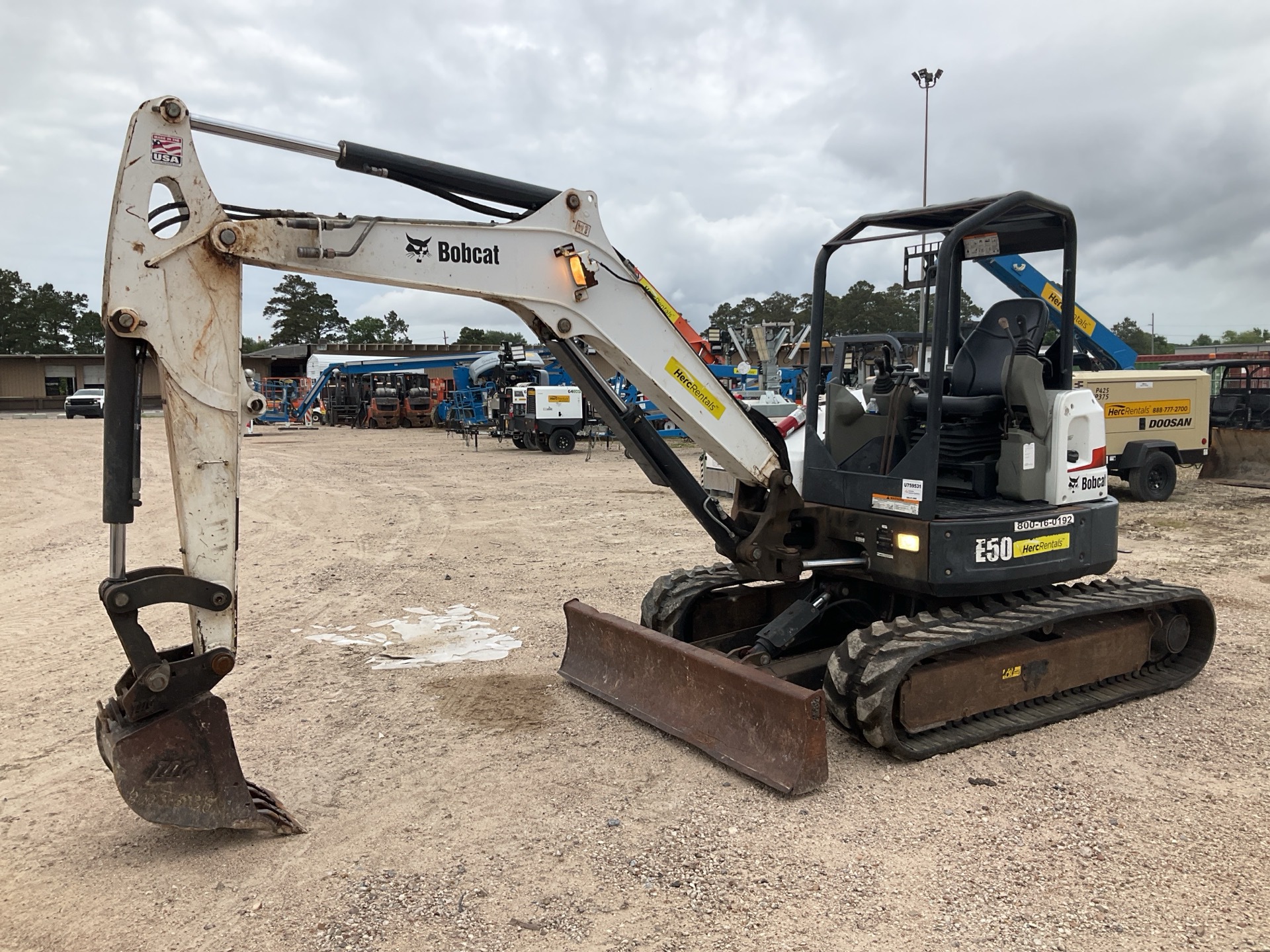 2017 Bobcat E50 Mini Excavator