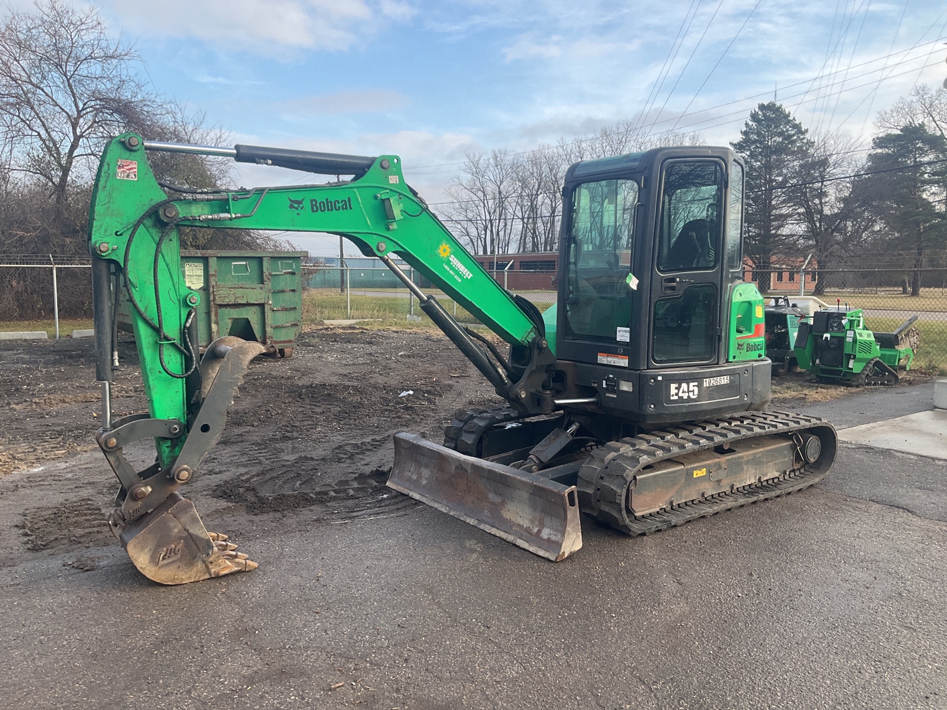 2017 Bobcat E45 Mini Excavator