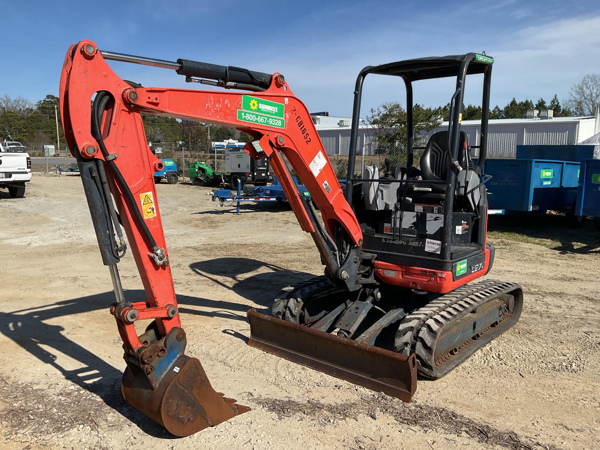 2018 Kubota U27-4 Mini Excavator