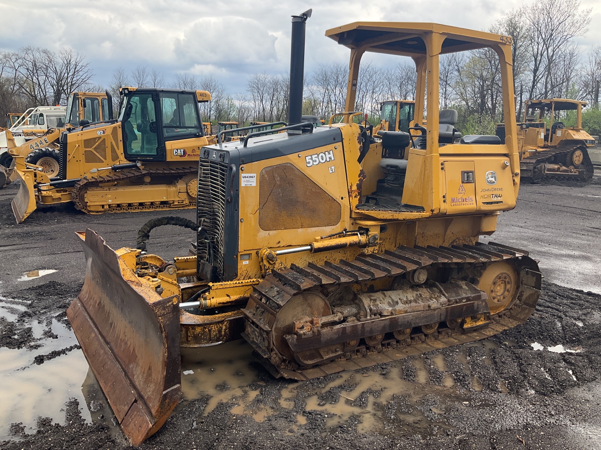 2002 John Deere 550H LT Crawler Dozer