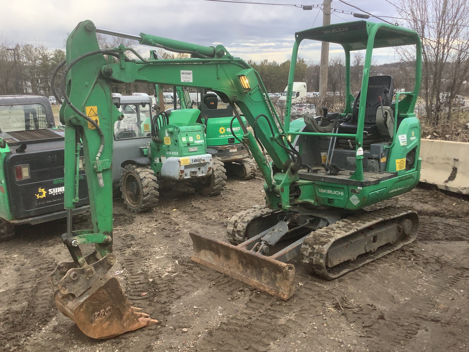 2015 Takeuchi TB230 Mini Excavator